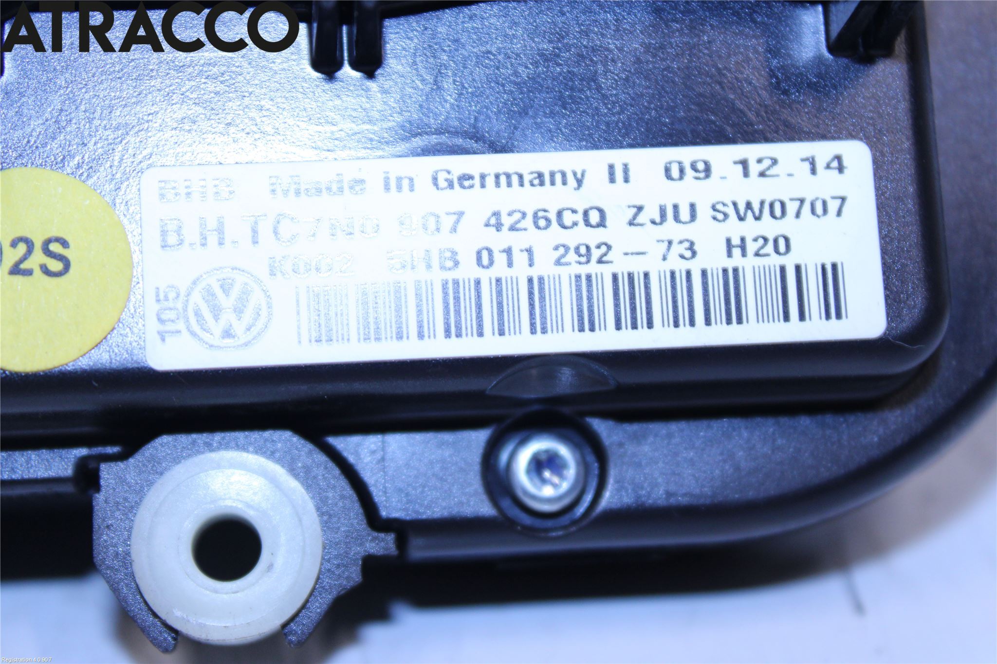 Volkswagen VW CADDY 11-15 Varme Ac Betjening-Display