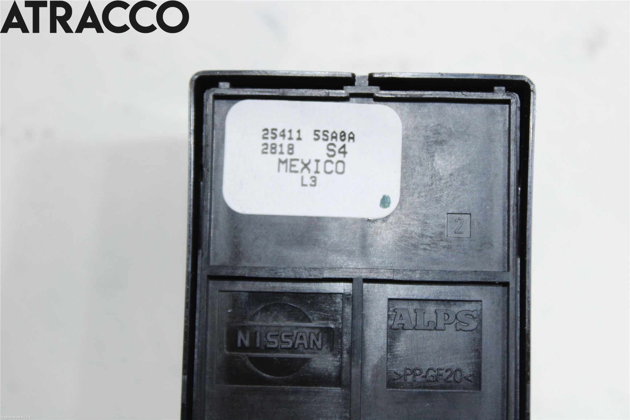 Nissan LEAF 18- Bryter Vindusheis