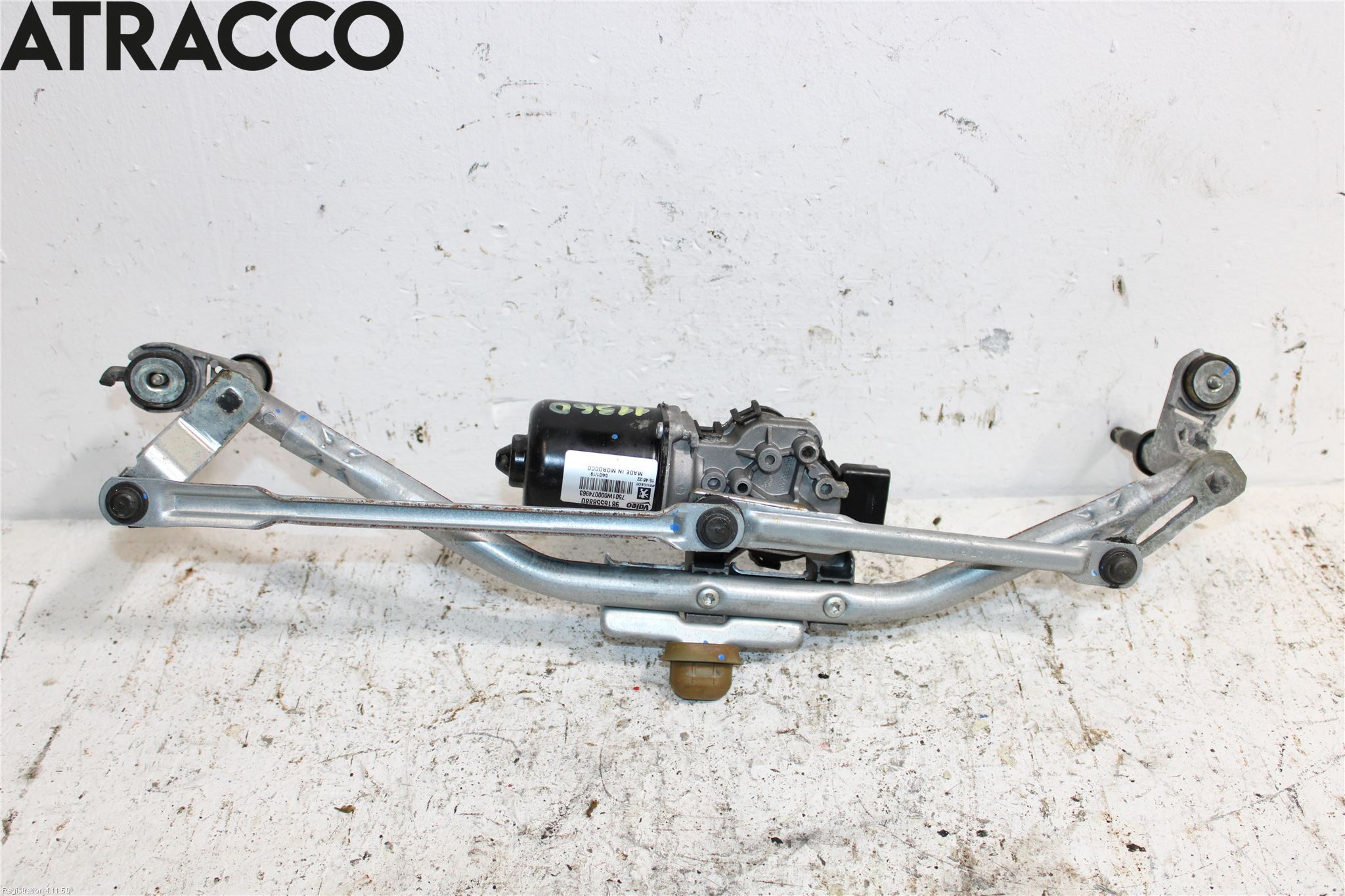 Peugeot PARTNER/E-PARTNER 19- Viskermotor Frontrute