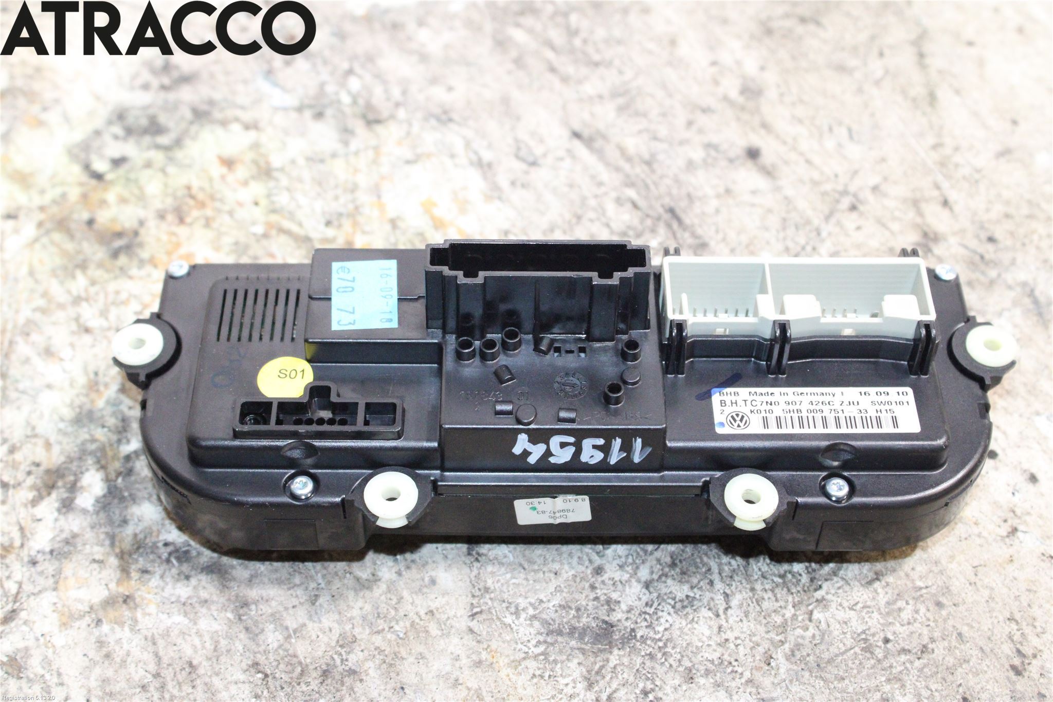 Volkswagen VW CADDY 11-15 Varmeapparat Panel(Regulering)