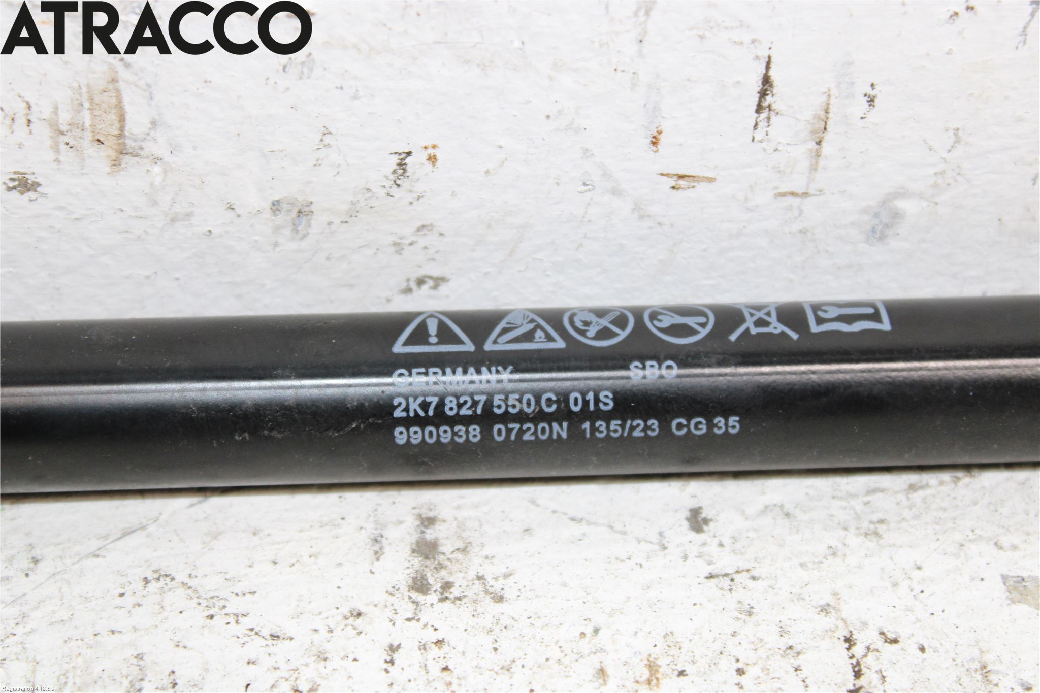 Volkswagen VW CADDY 21- Bakluke Demper-Gassfjær