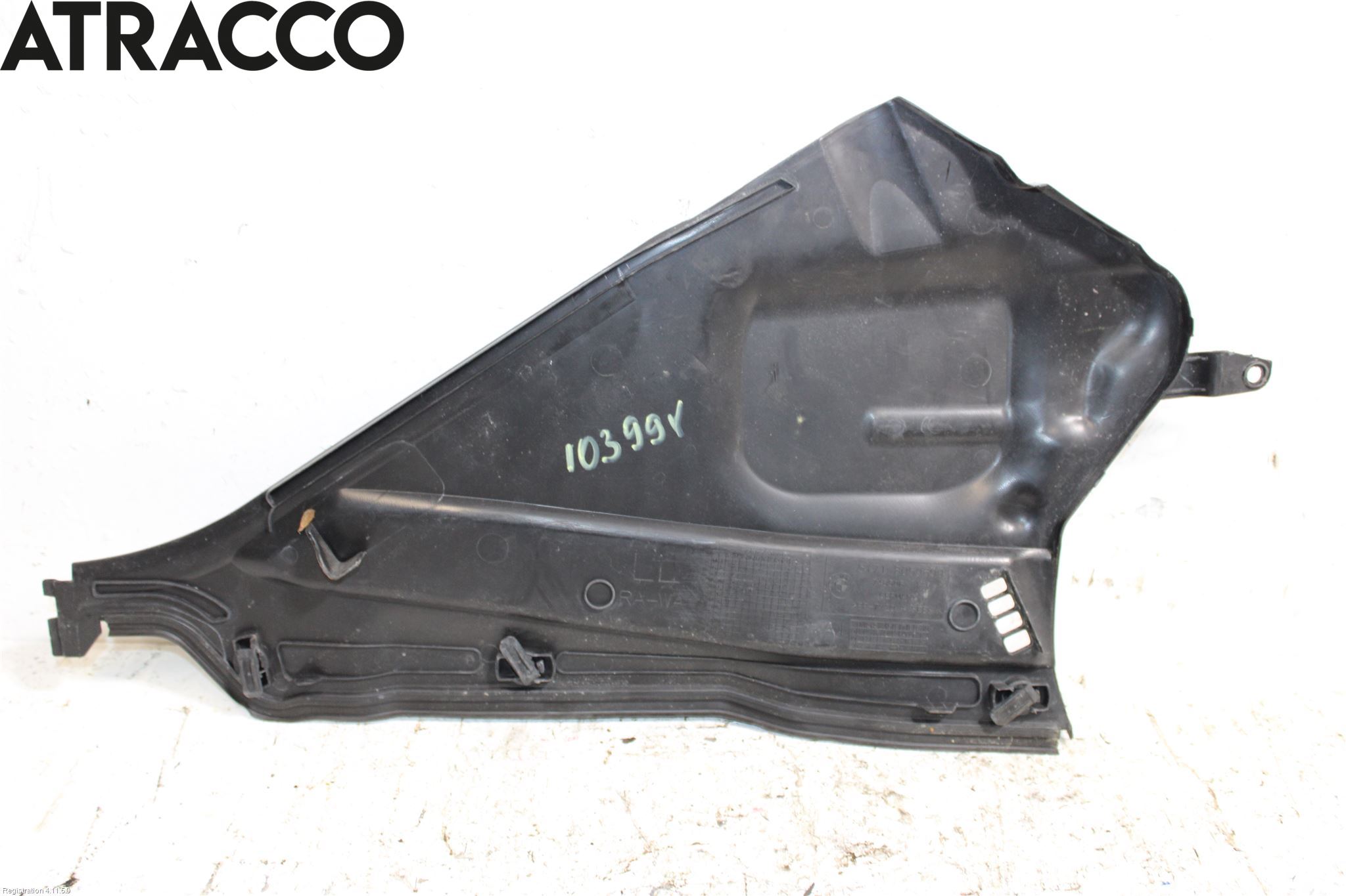 BMW 3 F30/F31/F80 12-19 Visker Deksel-Grill-Under Frr