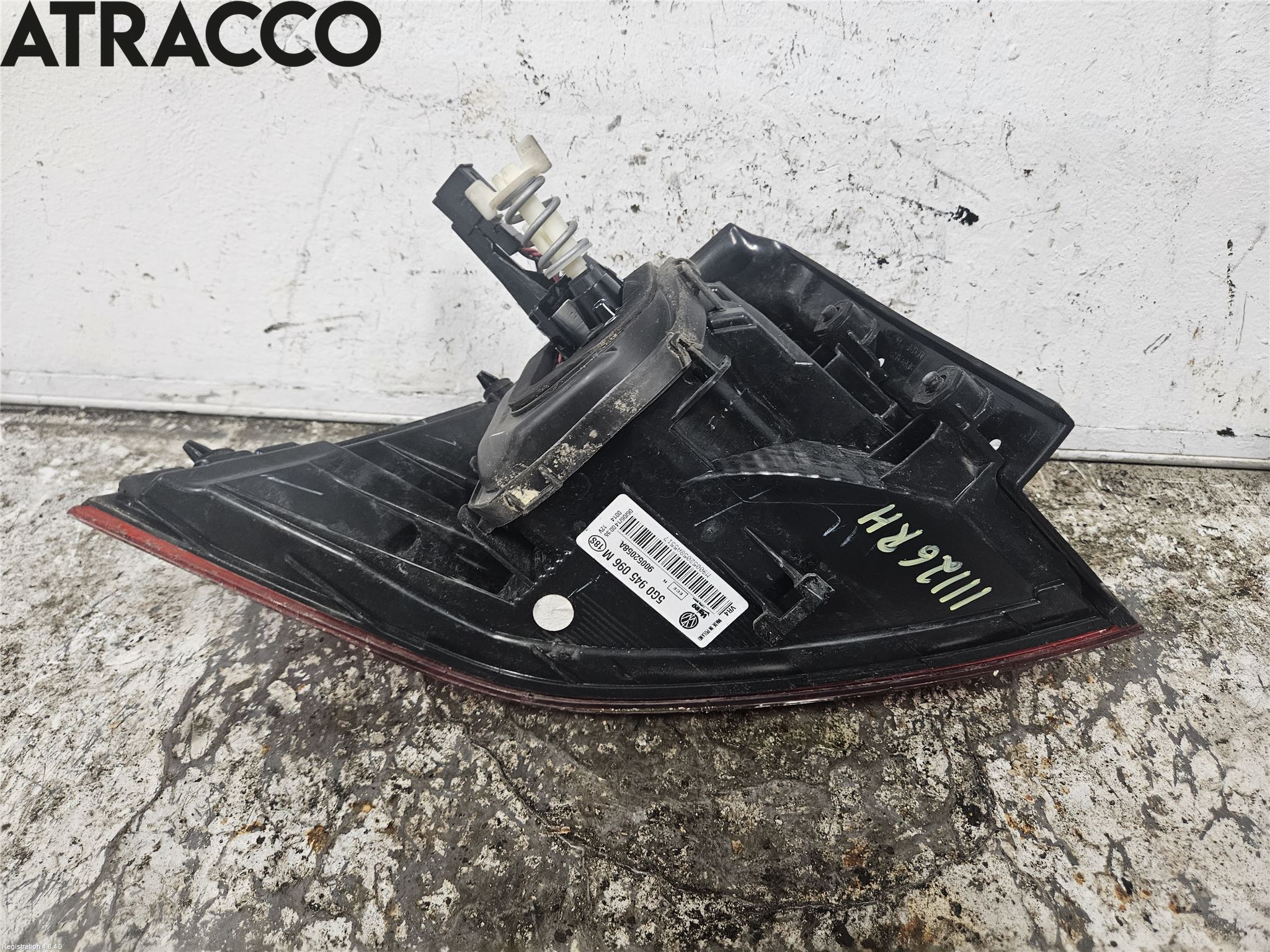 Volkswagen VW GOLF VI 09-13 Baklykt Høyre