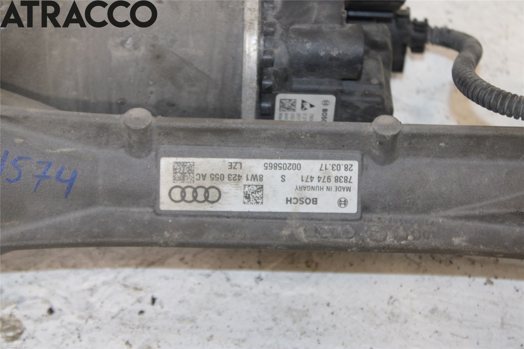 Audi A4 12-15 Styrväxel/Snäcka Elektrisk