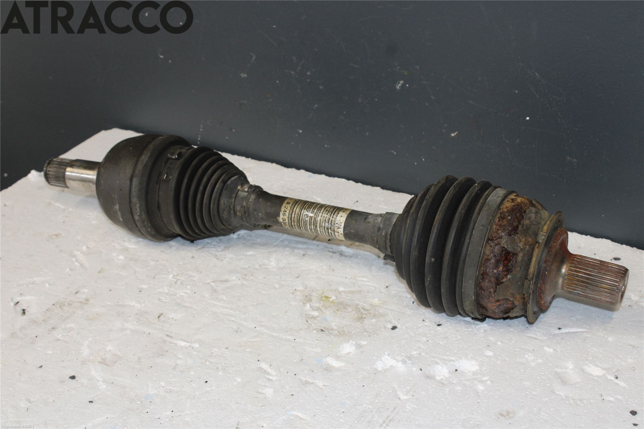 Mercedes-Benz MB B-KLASS (W246/W242) 12-19 Drivaksel Foran Kompl Venstre