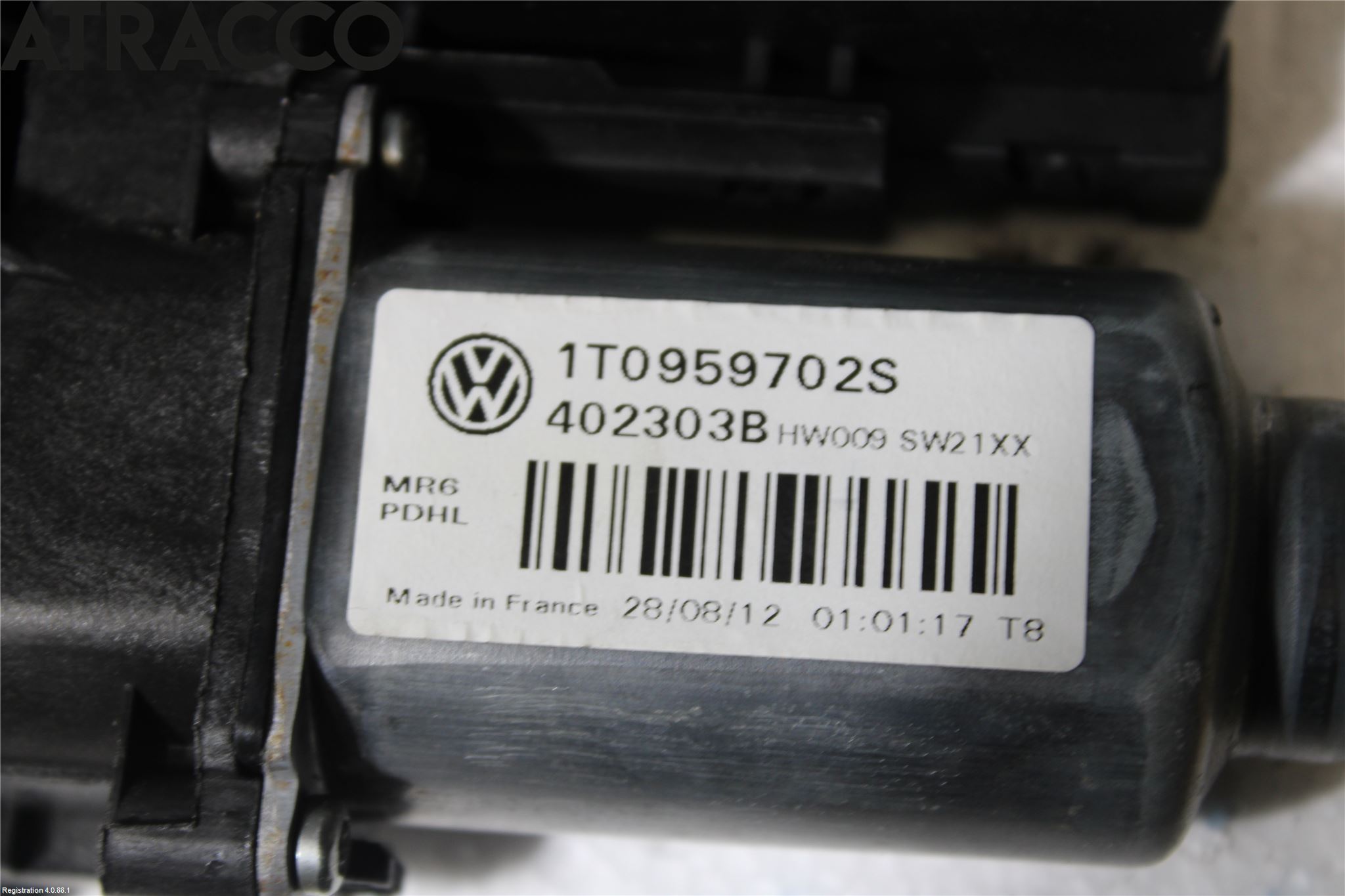 Skoda OCTAVIA (1Z) 05-13 Vindusheismotor