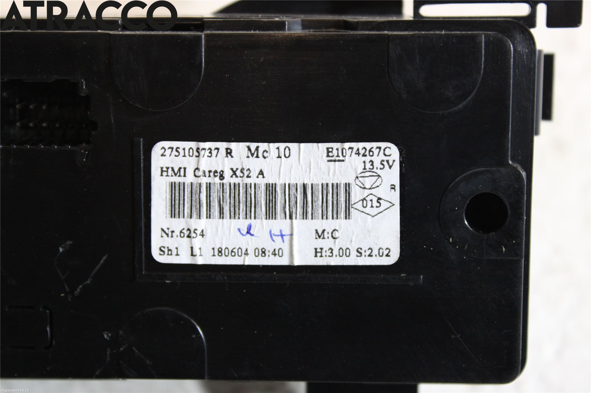 Opel VIVARO 15-19 Varme Ac Betjening-Display