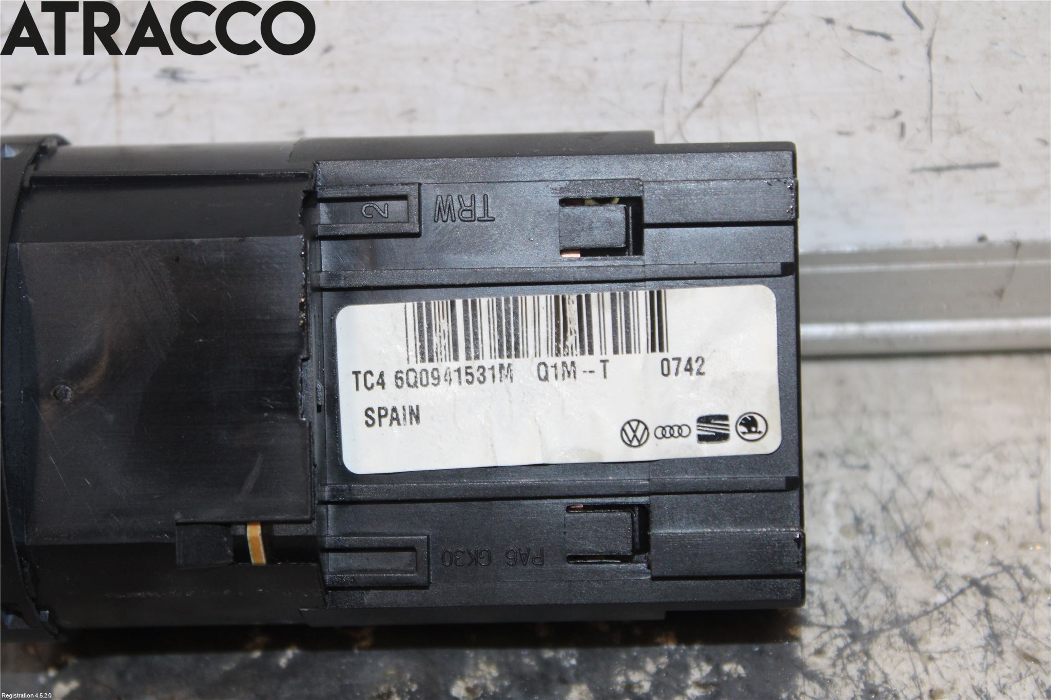 Volkswagen VW TRANSP/CARAVELLE (T5) 04-15 Bryter Hovedlys