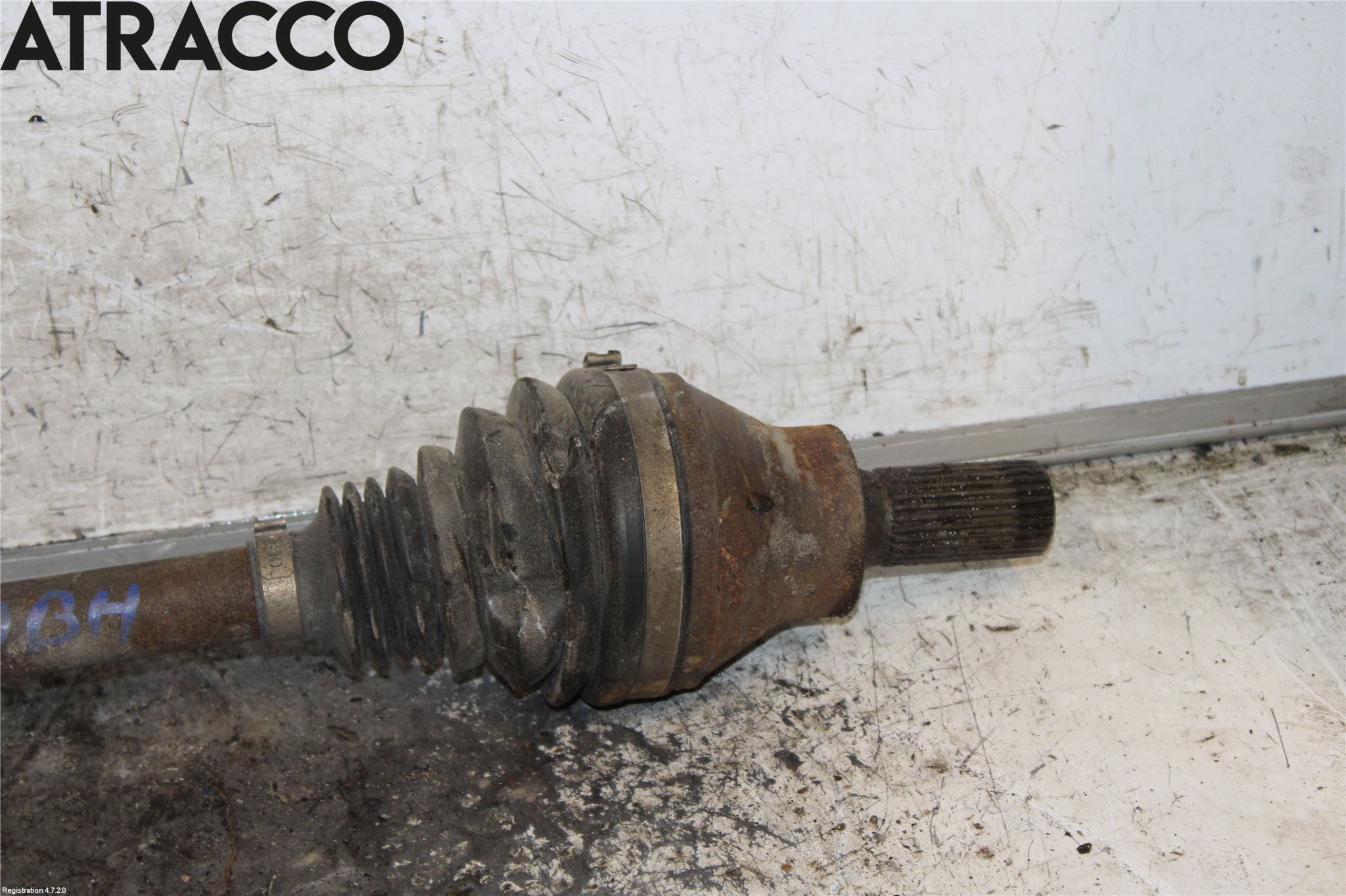 Citroen JUMPY 07-16 Drivaksel Bak Kompl Høyre