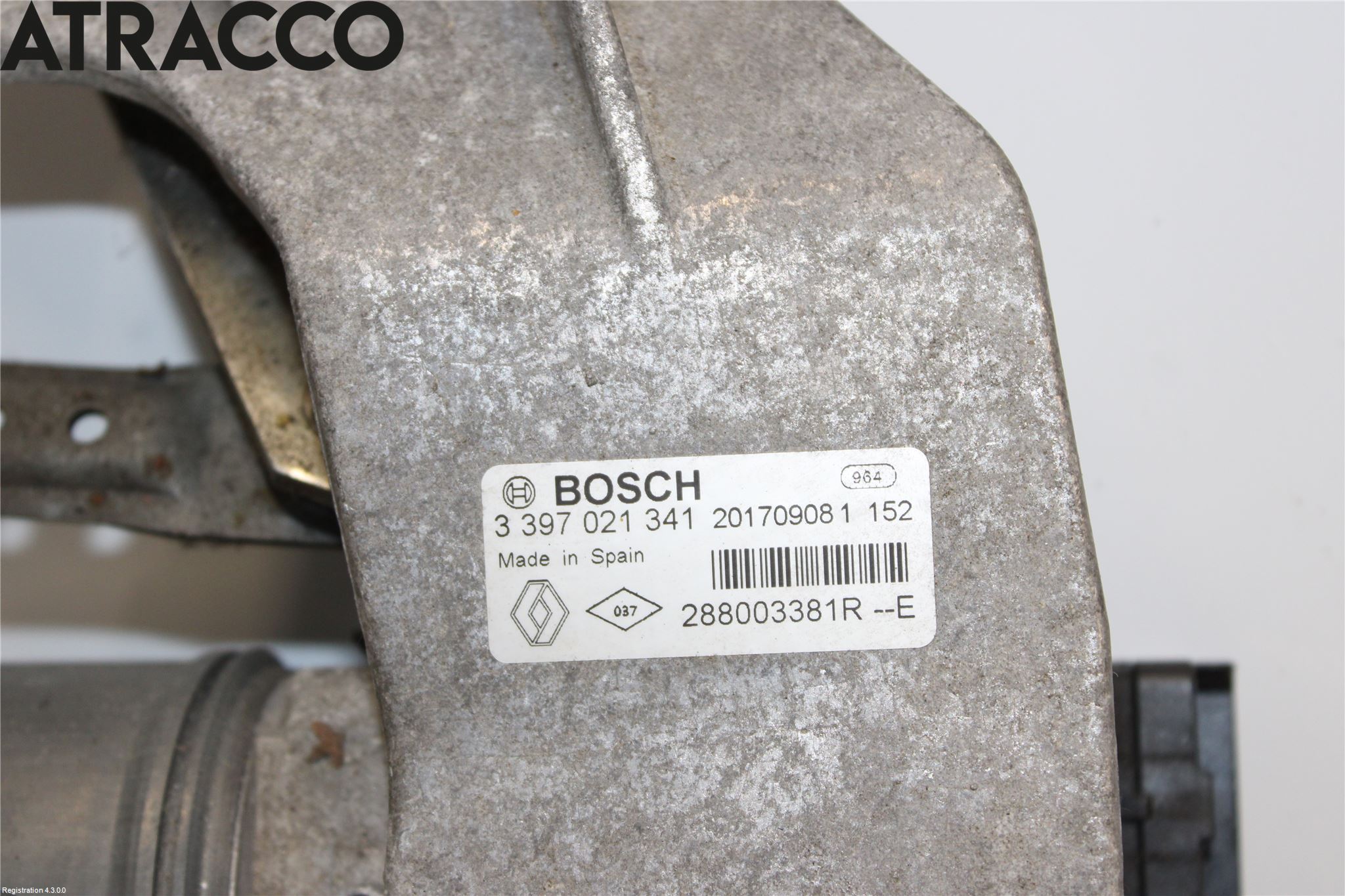 Renault ZOE/E-TECH 13- Viskermotor Frontrute