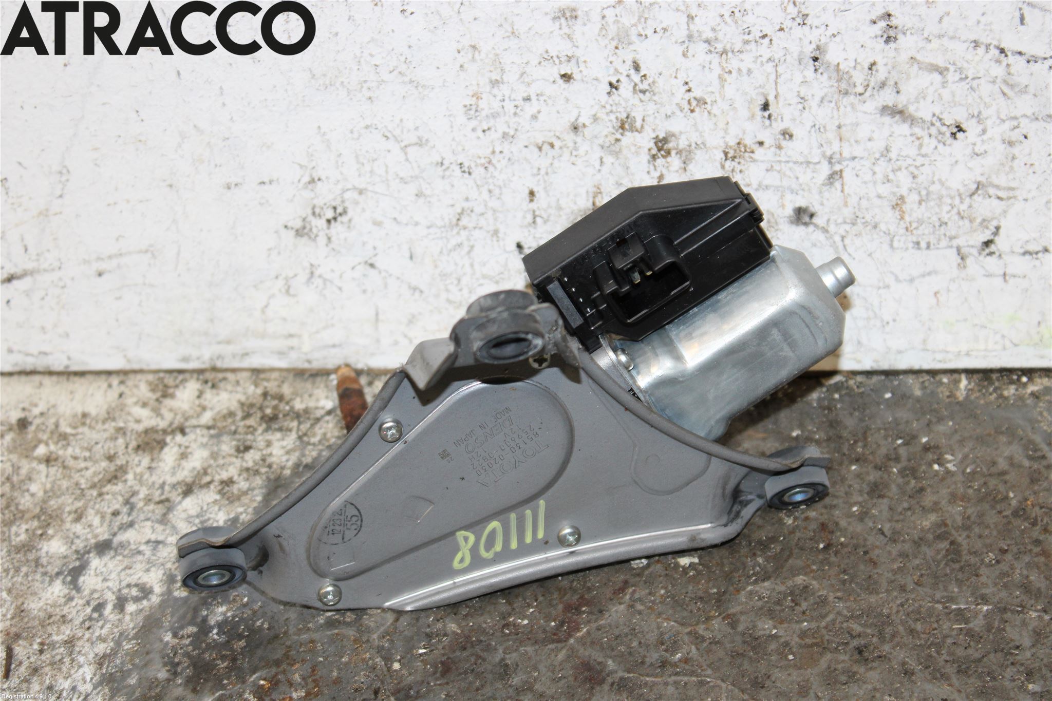 Toyota AURIS 10-12 Viskermotor Bakluke