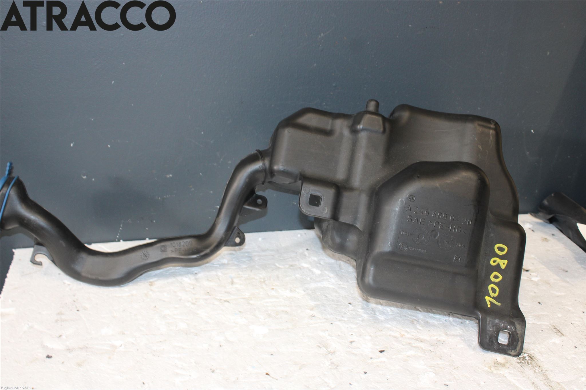 Mercedes-Benz MB B-KLASS (W246/W242) 12-19 Spylerbeholder Frontrute