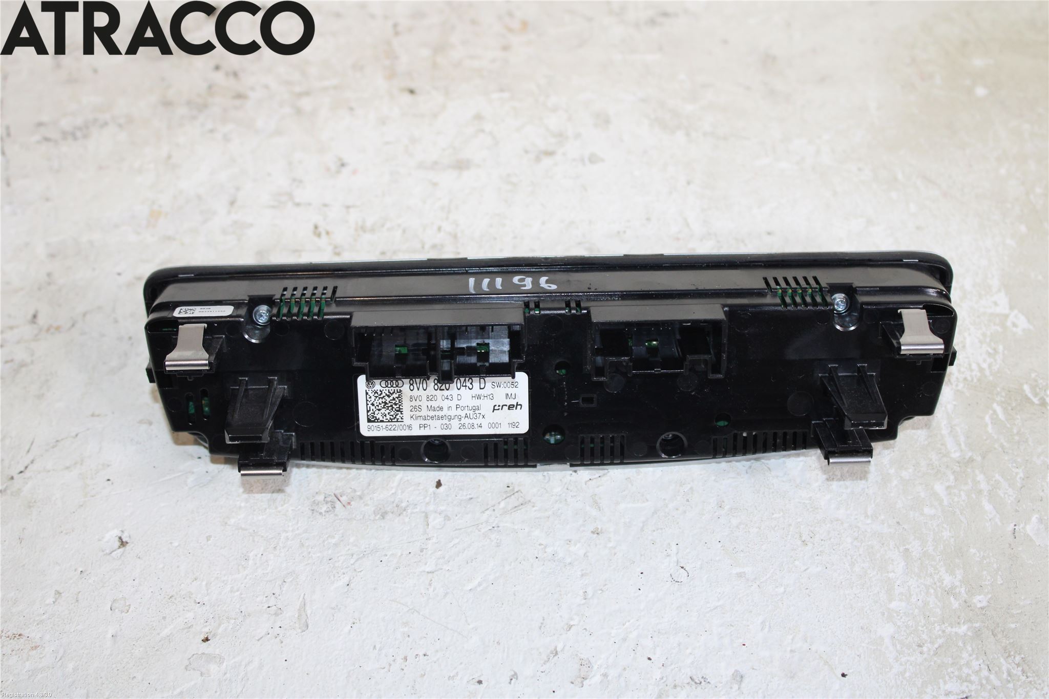 Audi A3/S3 8V 13-20 Varme Ac Betjening-Display