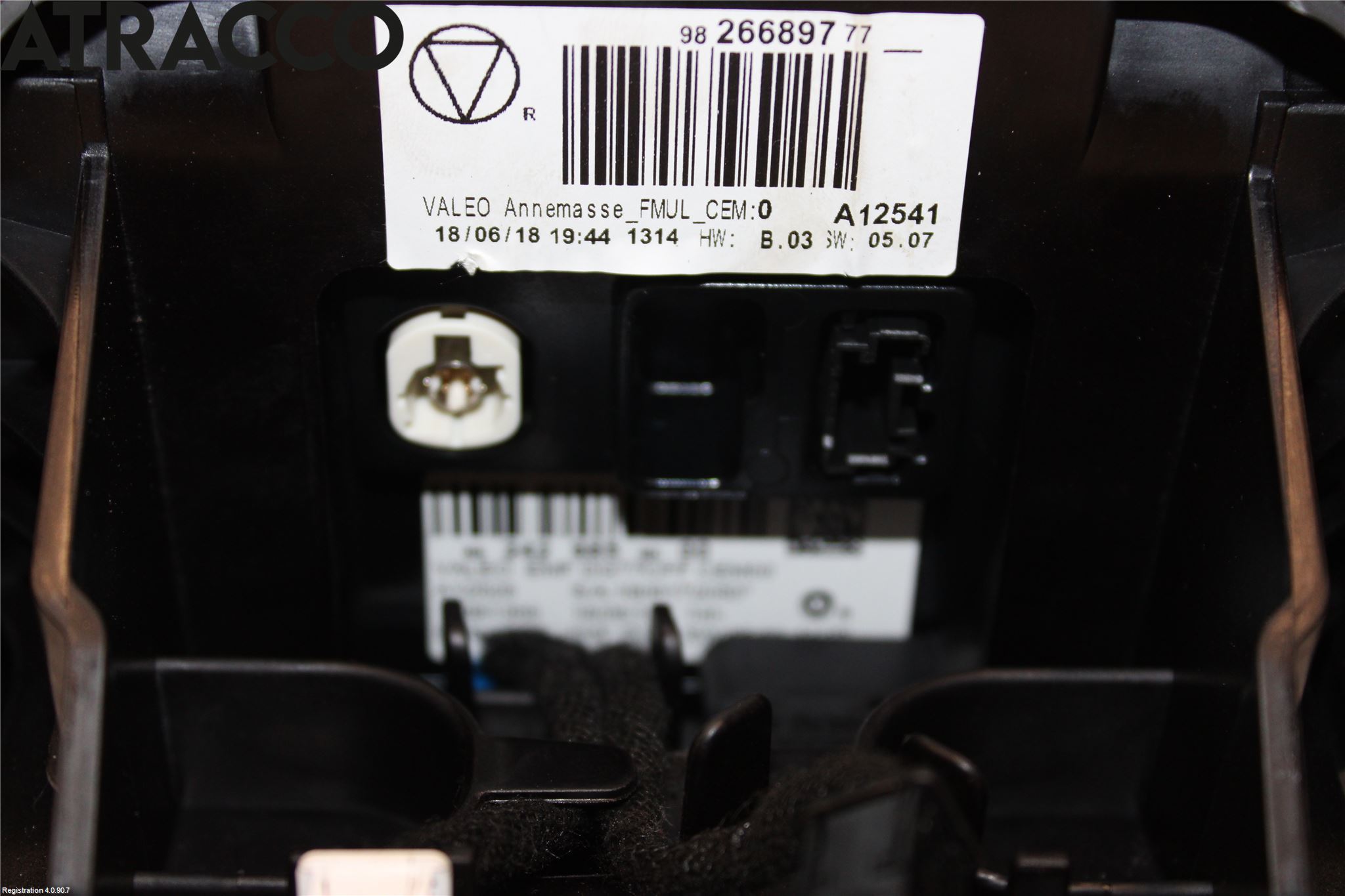 Citroen C4 CACTUS 14-20 Instr Skjerm Dvd-Gps-Ac-Tlf