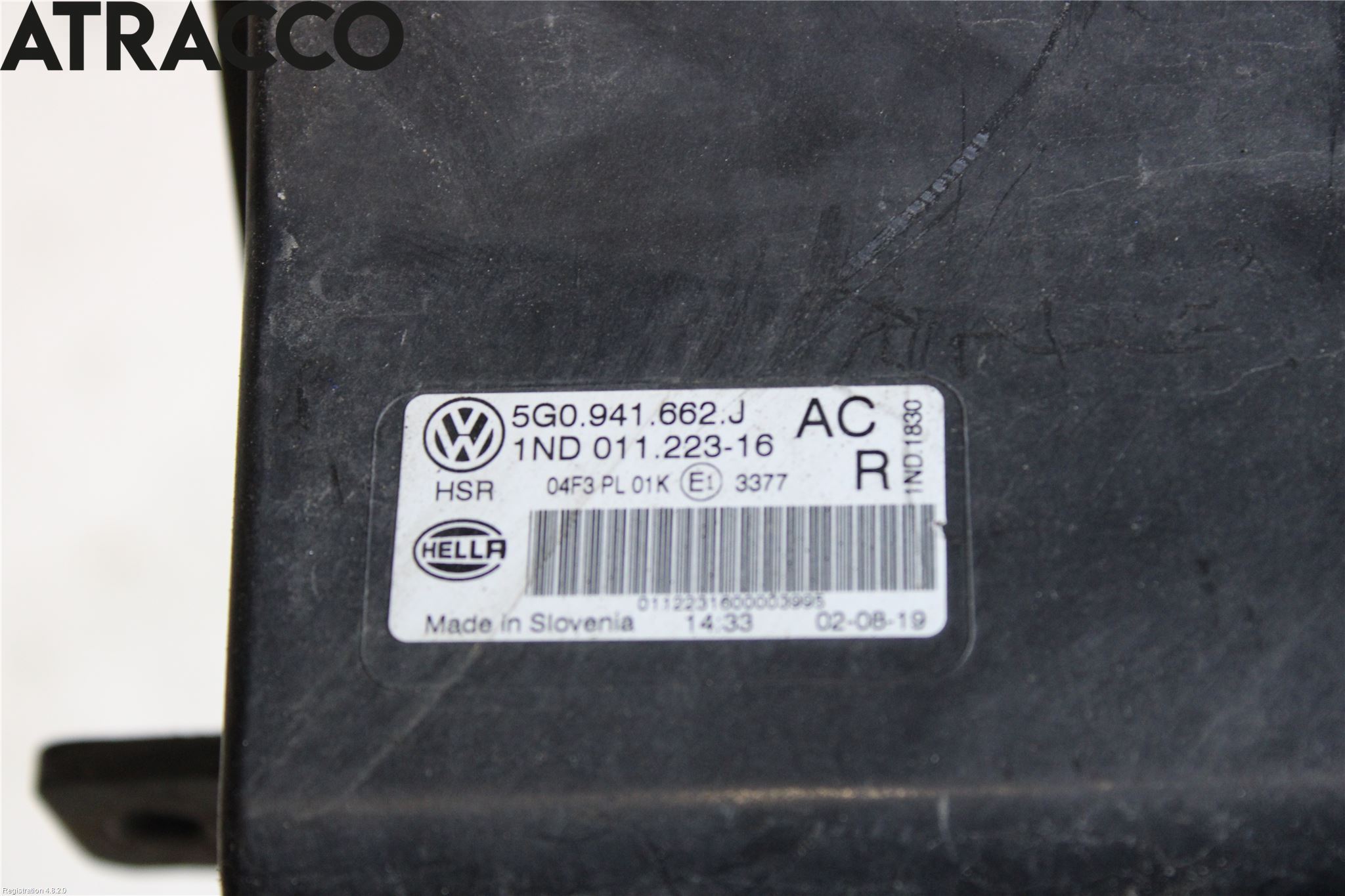 Volkswagen VW GOLF / E-GOLF VII 13-20 Frontlykt-Kurve-Tåkelys