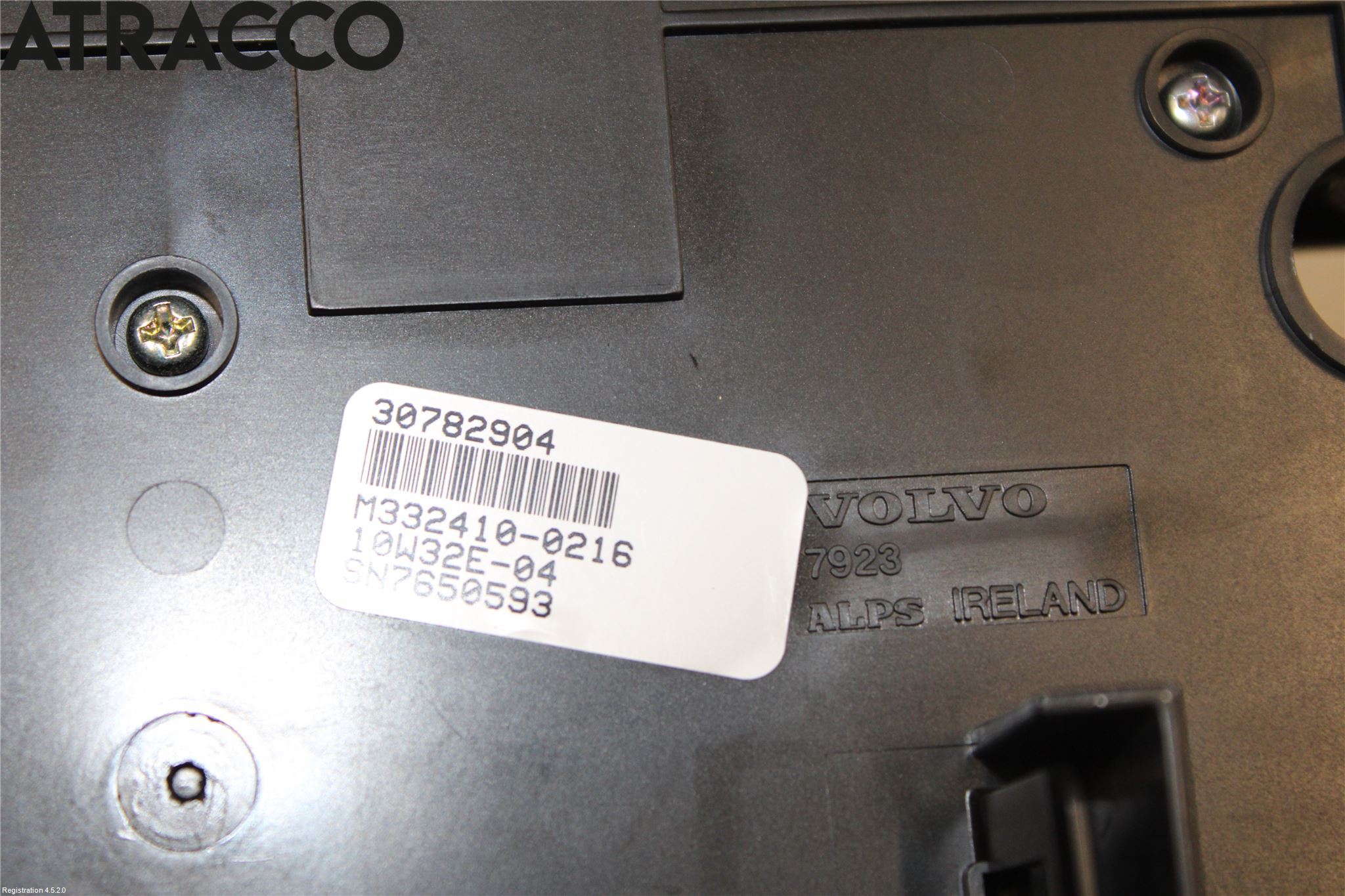 Volvo V70 08-13 Varme Ac Betjening-Display