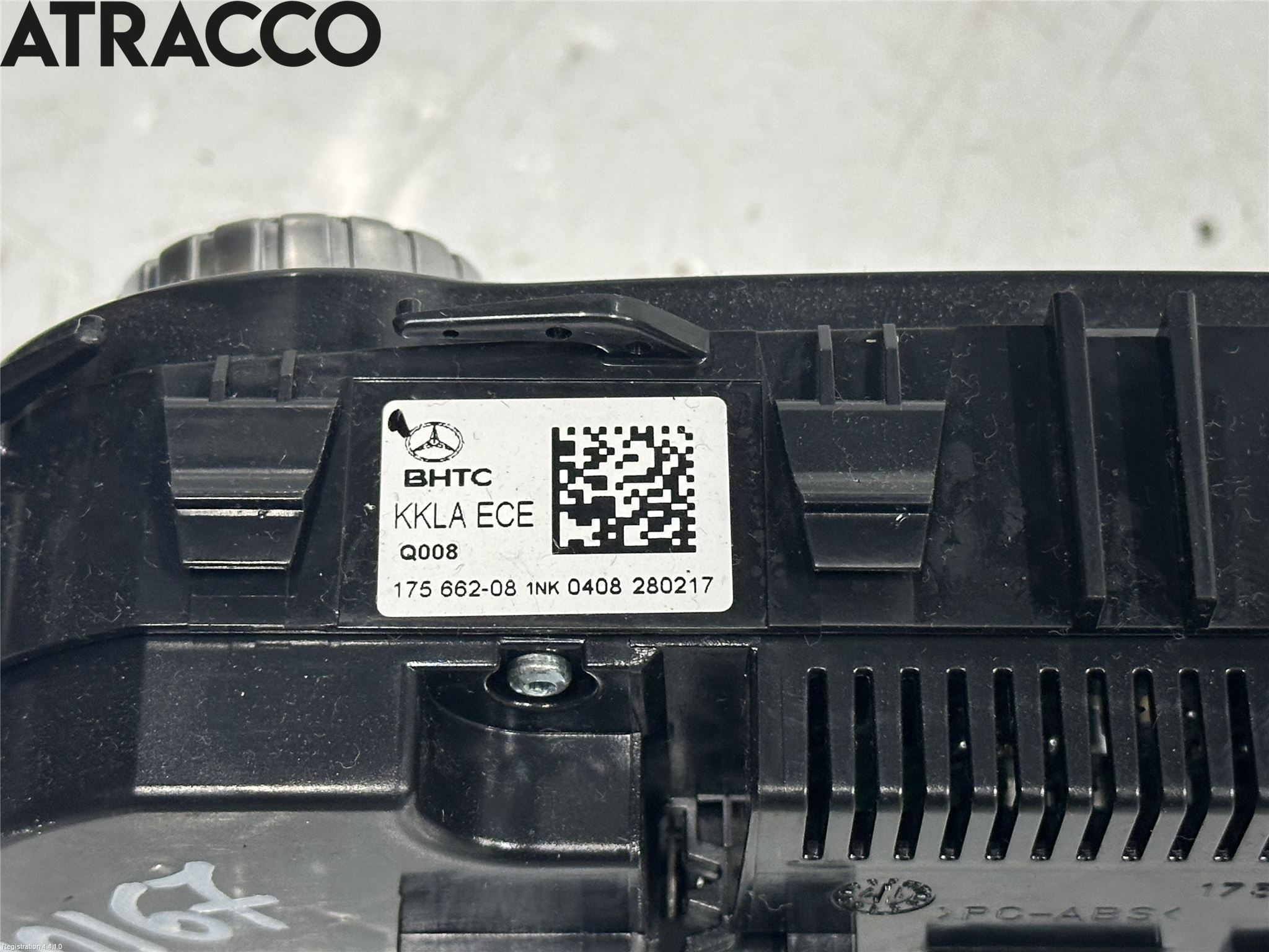 Mercedes-Benz MB B-KLASS (W246/W242) 12-19 Varme Ac Betjening-Display