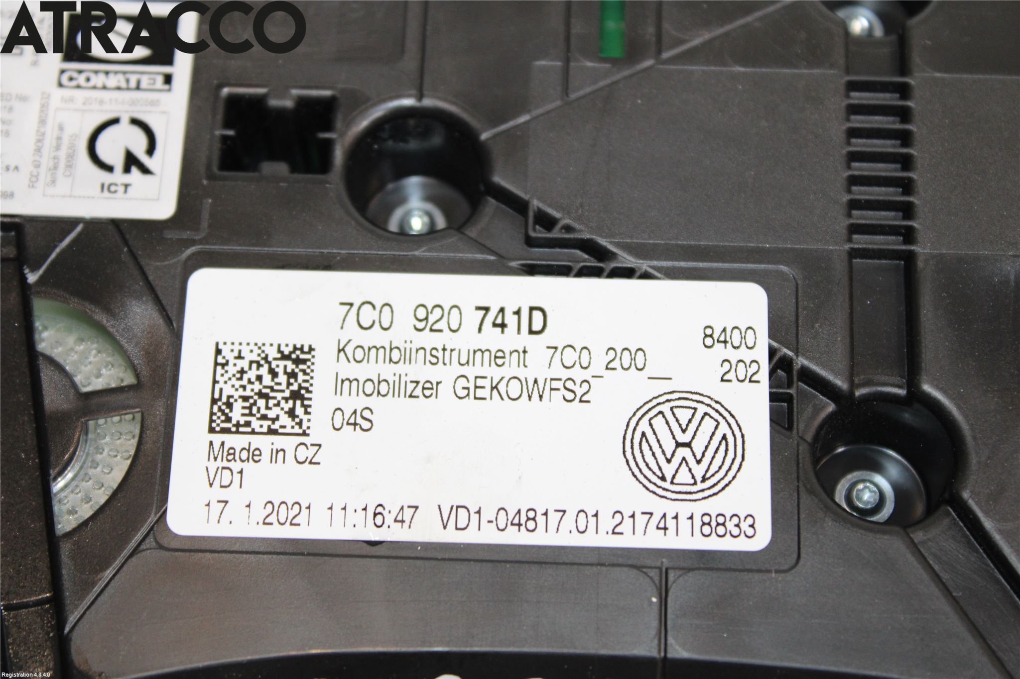 Volkswagen VW CRAFTER II / E-CRAFTER 17- Instr Kombinert