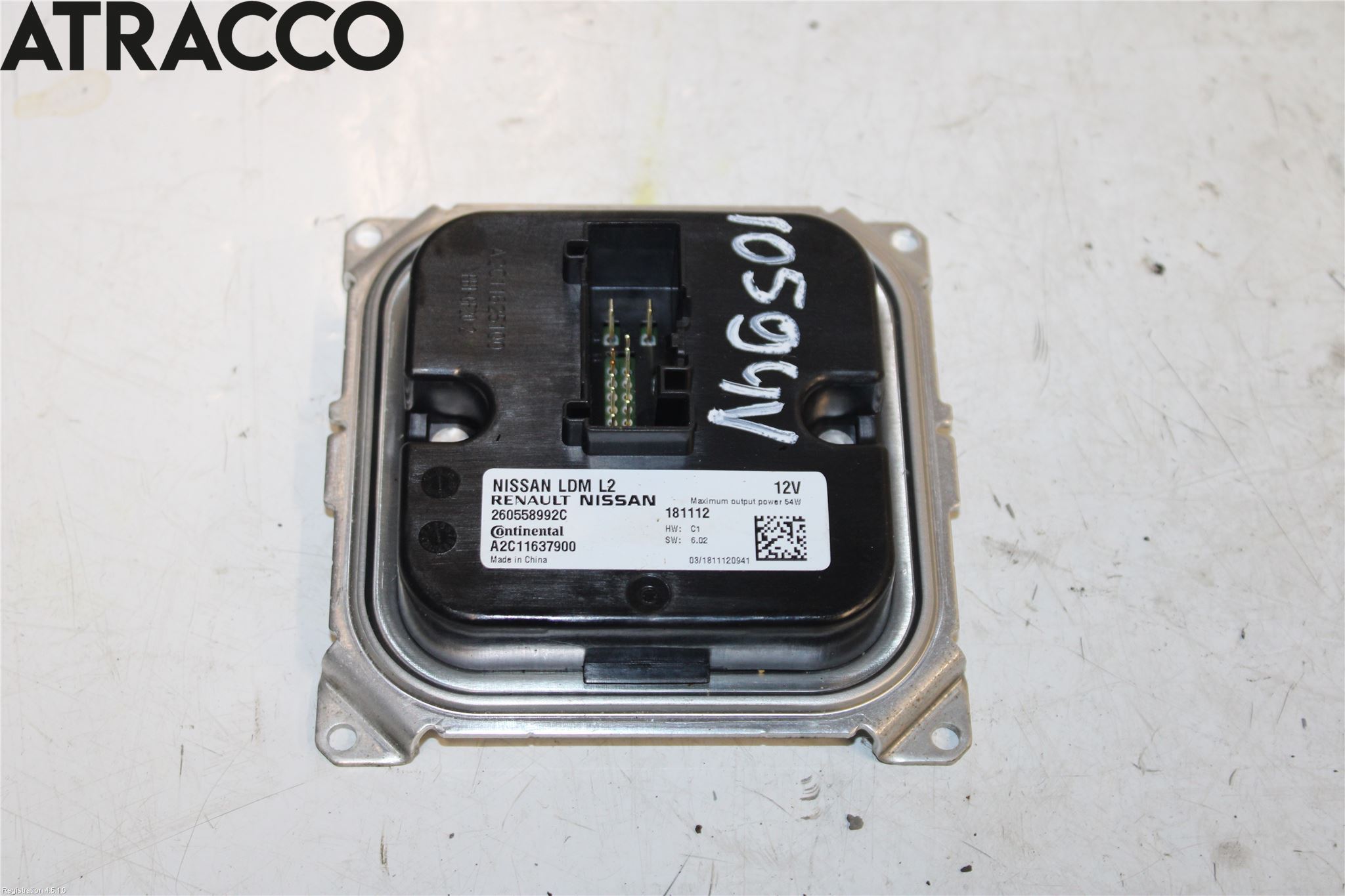 Nissan LEAF 18- Styreenhet Xenon