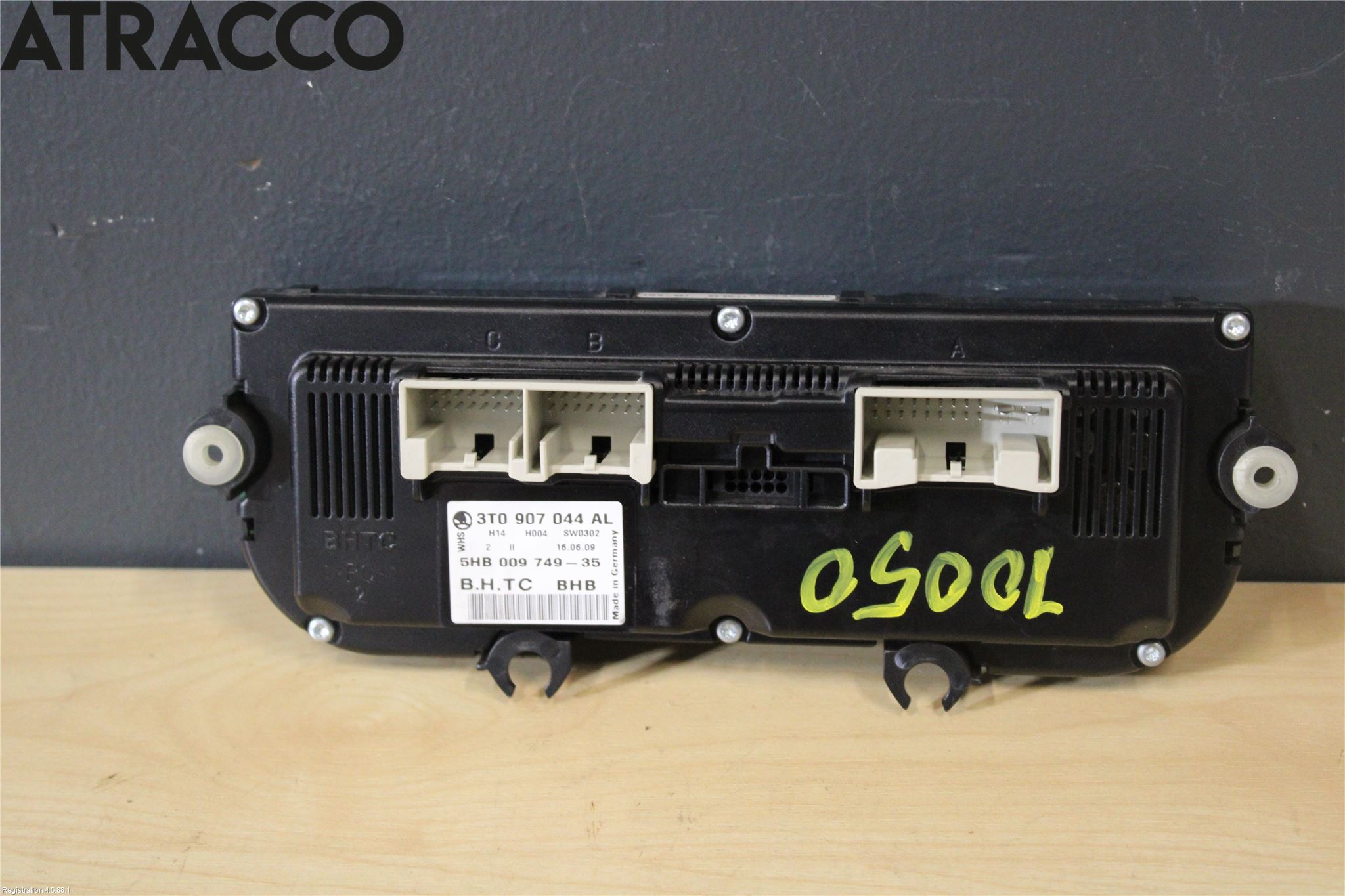 Skoda OCTAVIA (1Z) 05-13 Varme Ac Betjening-Display