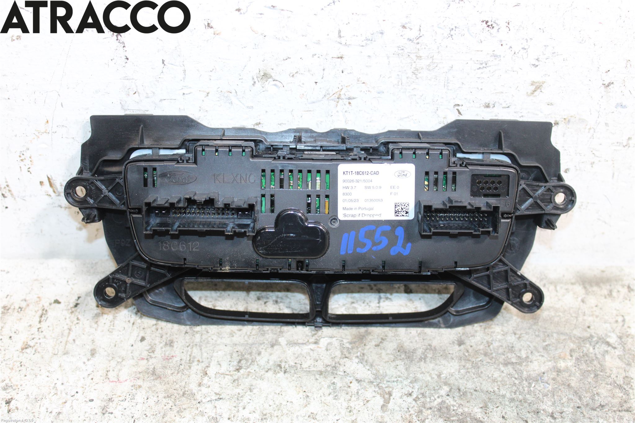 Ford TRANSIT/TOURNEO CONNECT 13-22 Varme Ac Betjening-Display