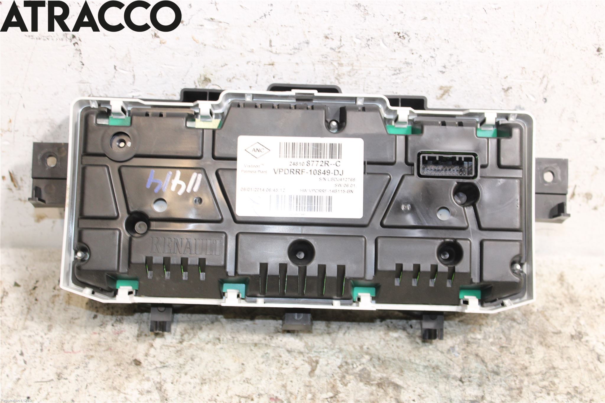 Renault CAPTUR 13-19 Instr Kombinert