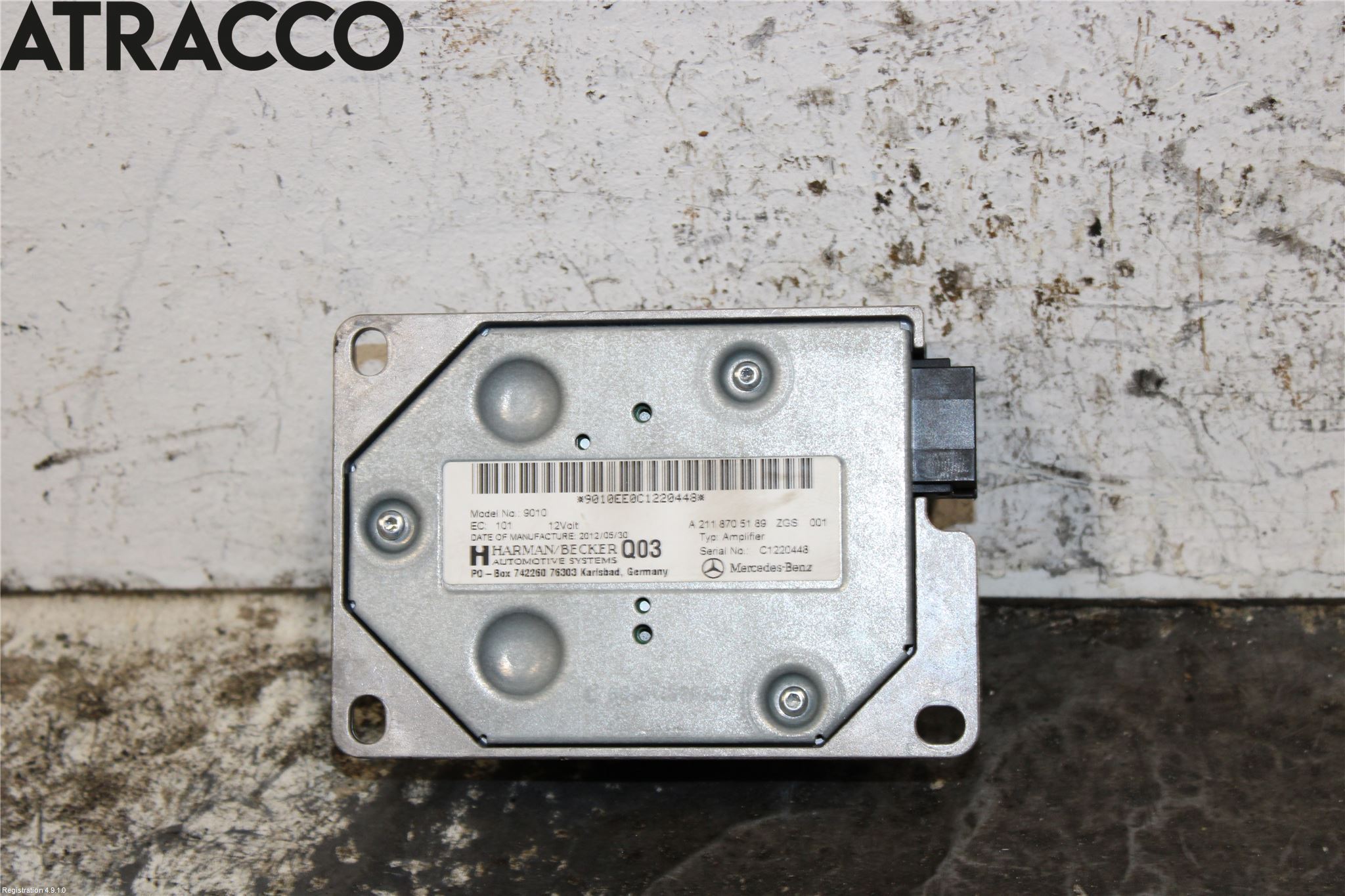 Mercedes-Benz MB E-KLASS (W212) 09-16 Stereo Forsterker