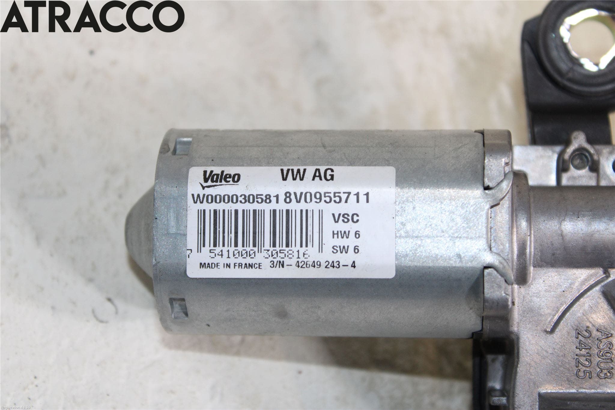 Audi A3/S3 8V 13-20 Viskermotor Bakluke