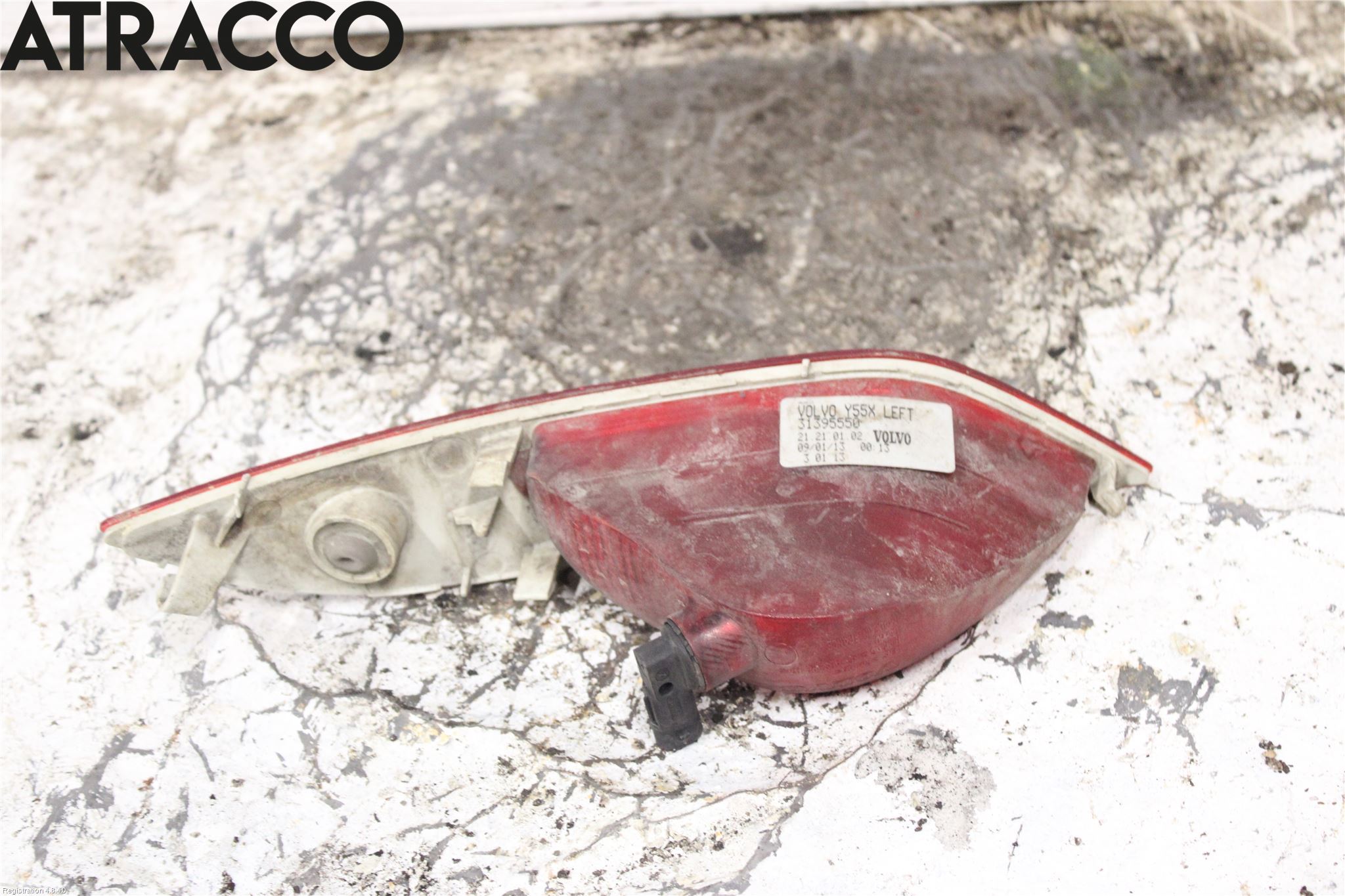 Volvo V40 12-19 Baklykt Ryggelys-Tåkelys