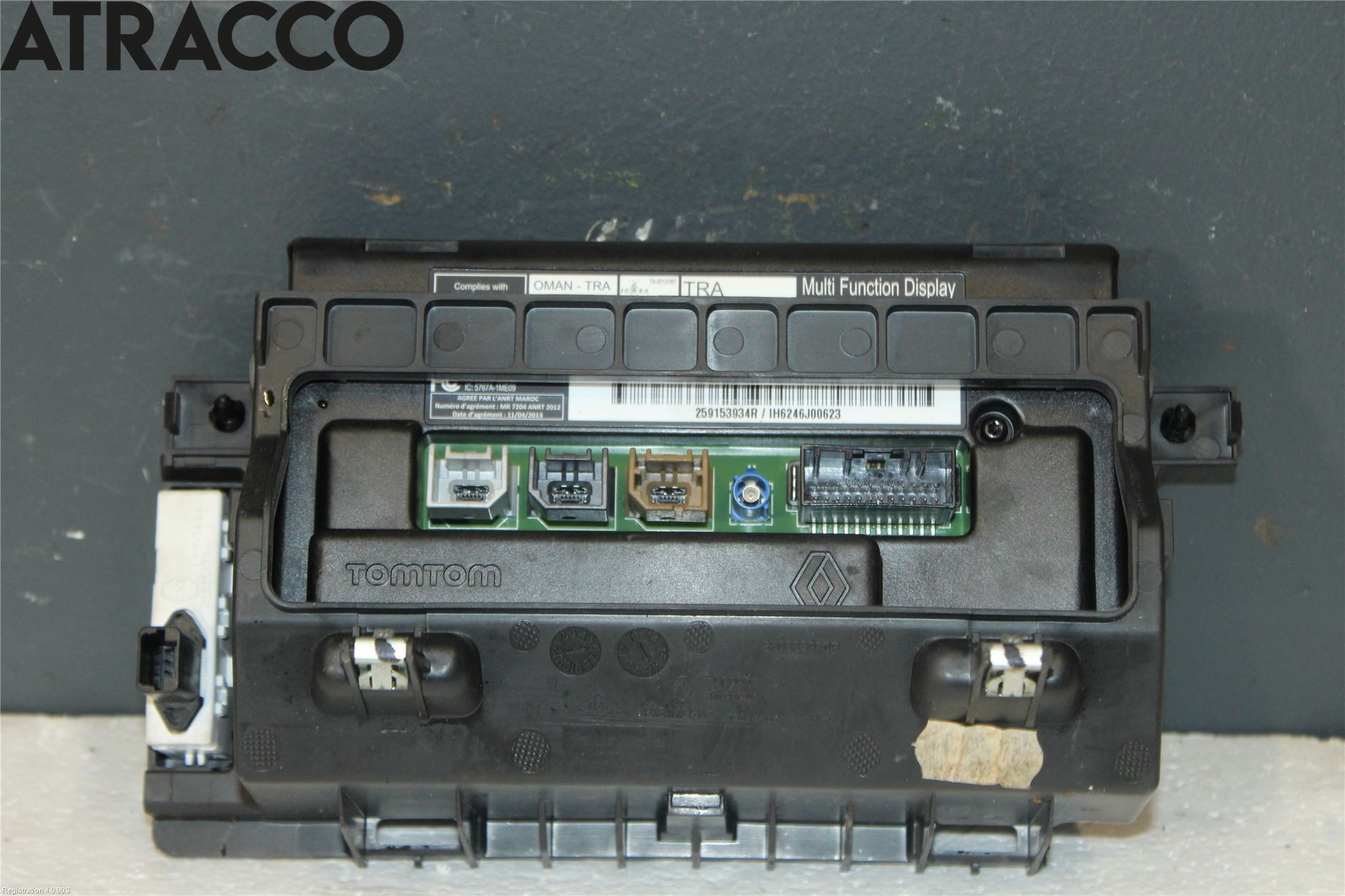 Renault KANGOO II 08-14 Multifunktionsdisplay