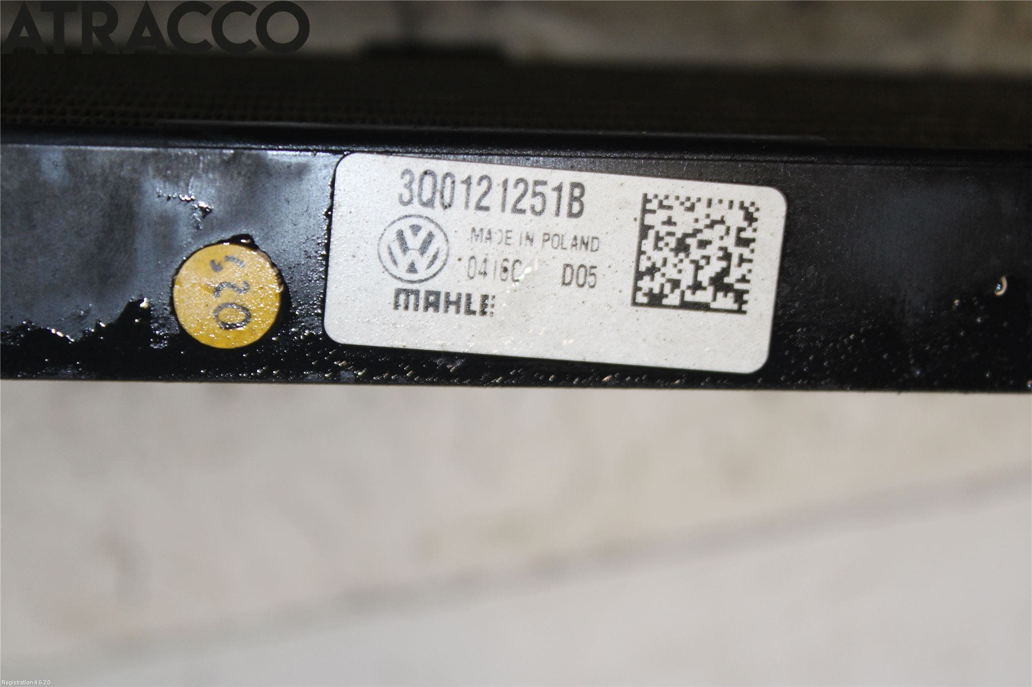 Volkswagen VW PASSAT 15-19 Radiator Automat