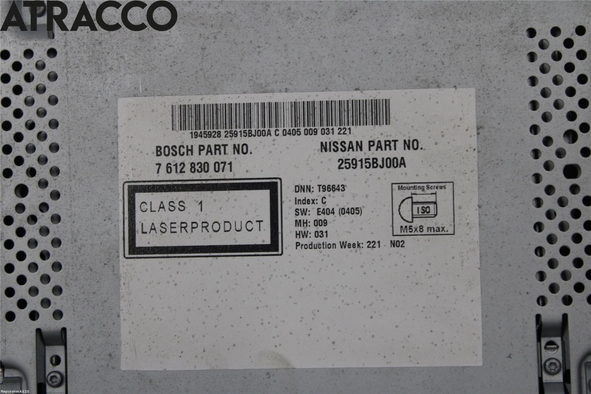 Nissan NV200/NV200 COMBI Stereo Radio Med Cd