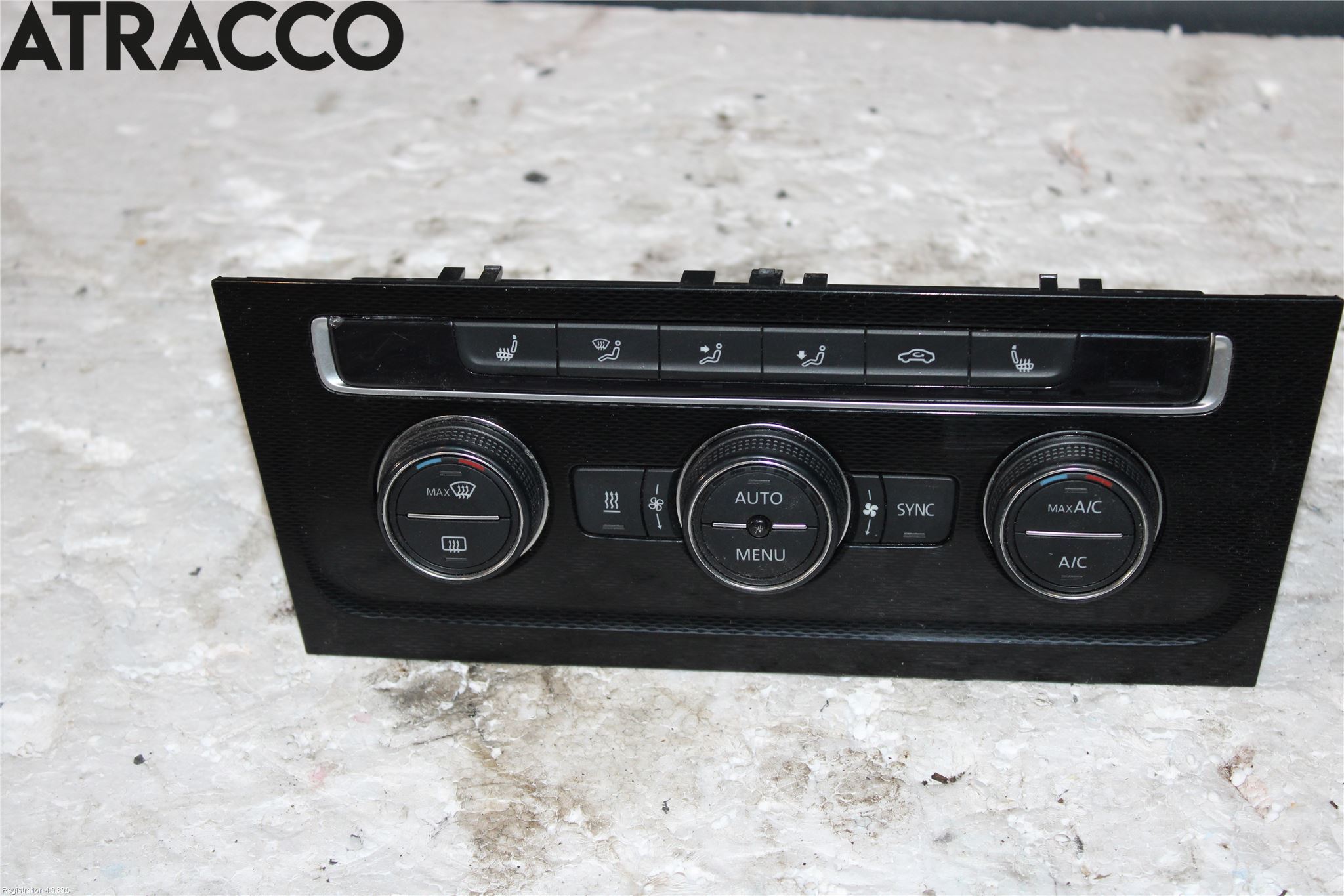 Volkswagen VW GOLF / E-GOLF VII 13-20 Varme Ac Betjening-Display