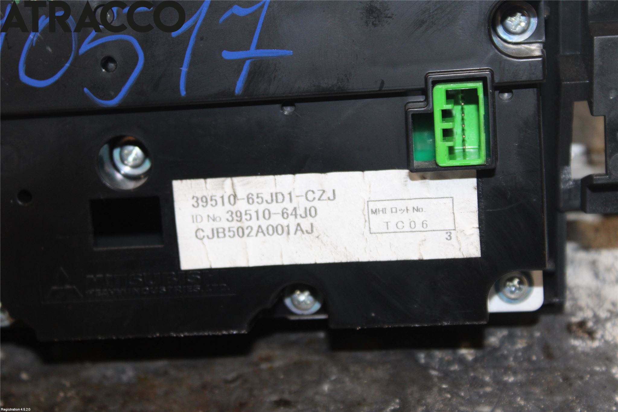 Suzuki GRAND VITARA II 06-14 Varme Ac Betjening-Display