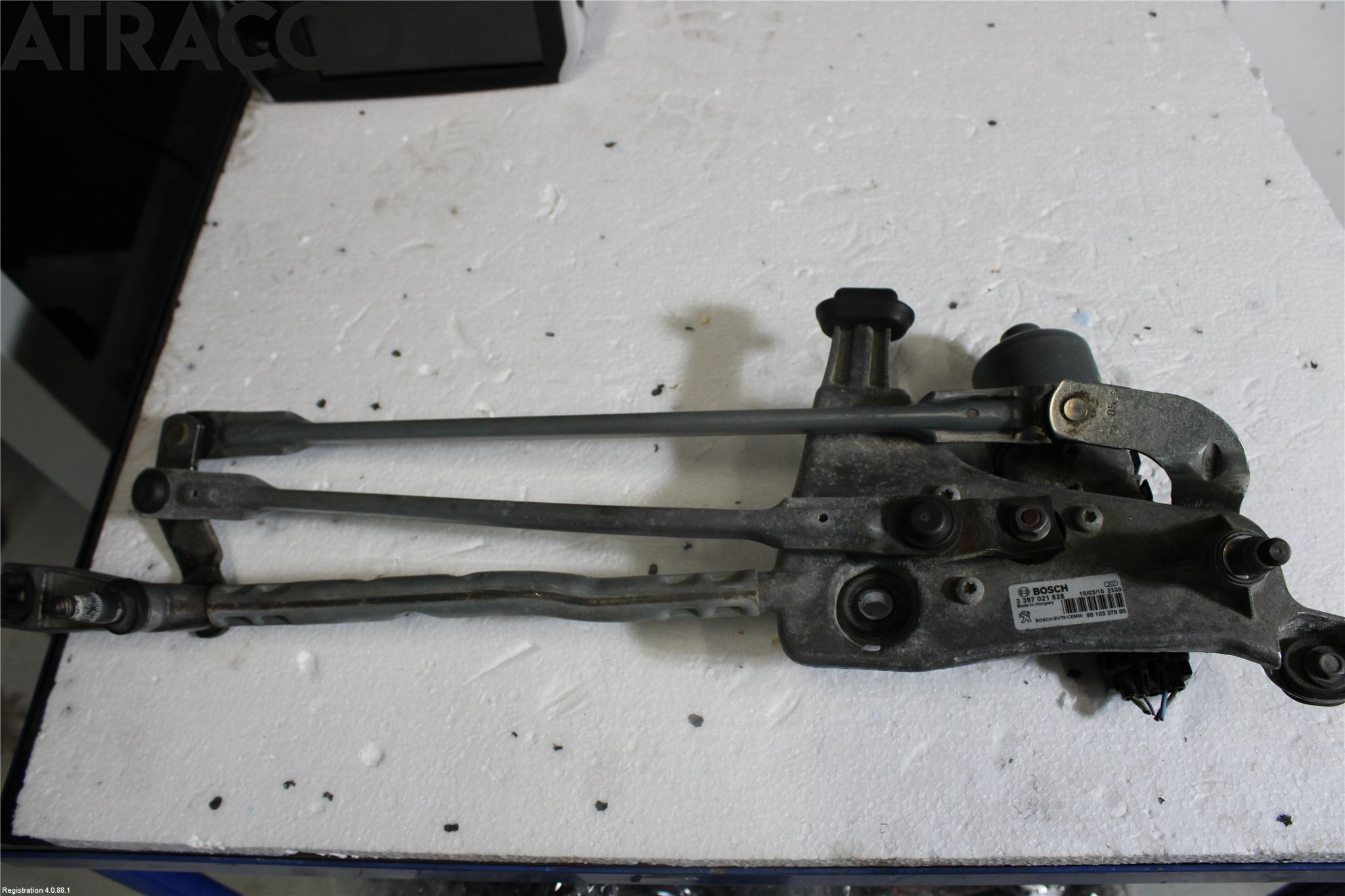 Peugeot 308 14-21 Viskeroverføring Frontrute