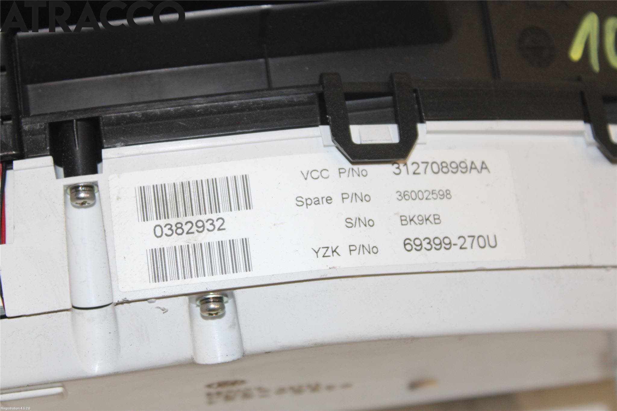 Volvo V70 08-13 Instr Kombinert