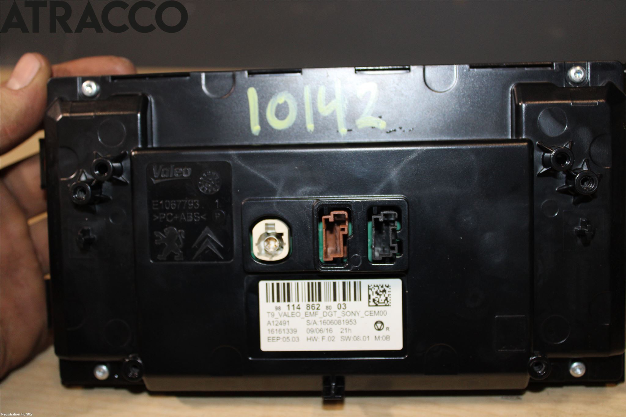 Peugeot 308 14-21 Multifunktionsdisplay