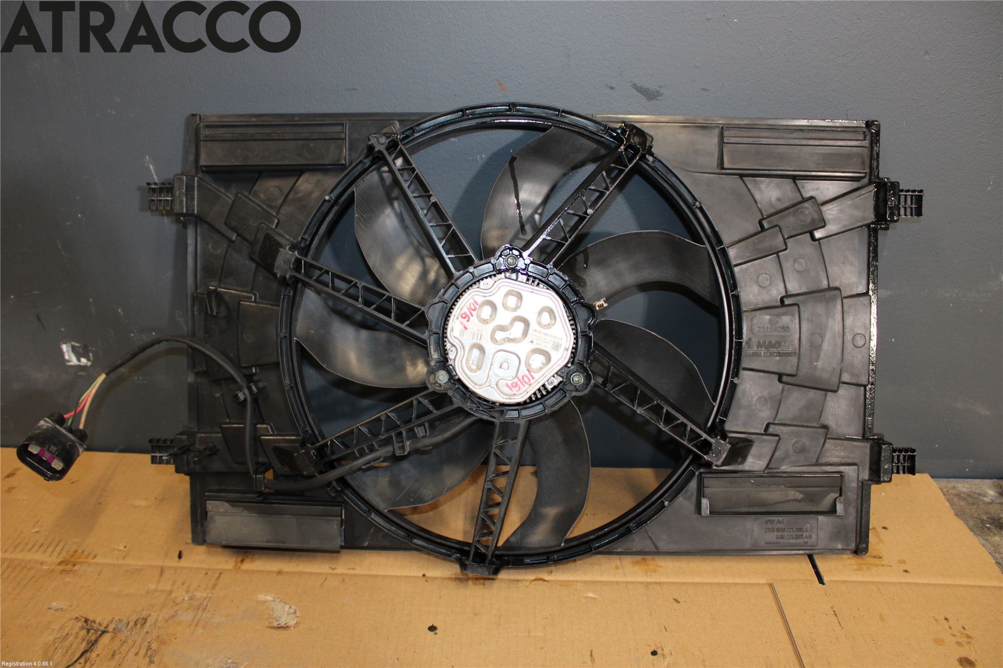 Volkswagen VW PASSAT 15-19 Kjølevifte-Radiator Hus-Kåpe