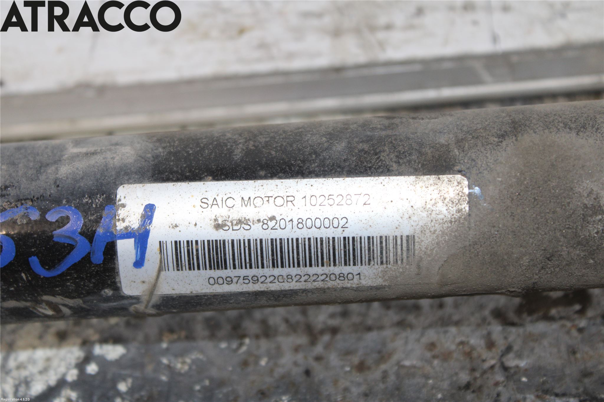 MG MARVEL R 22- Drivaksel Bak Kompl Høyre