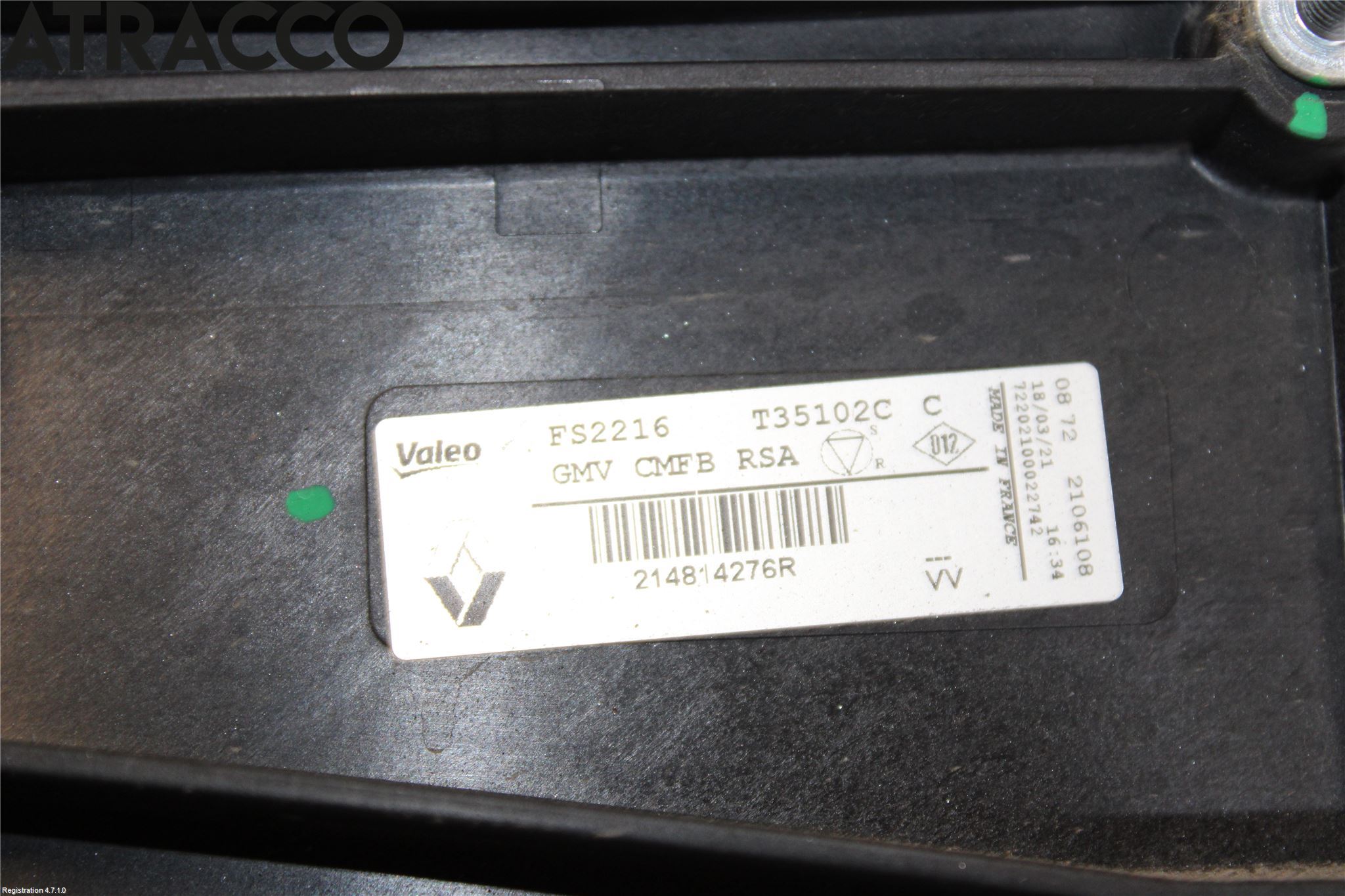 Renault CAPTUR 20-24 Kjølevifte Elektrisk