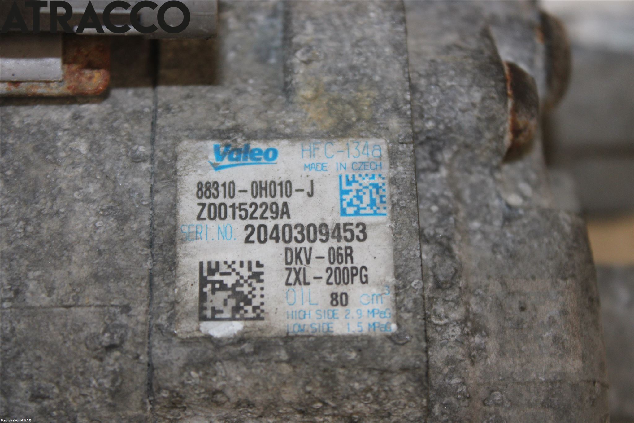 Peugeot 107 Varme Ac Kompressor