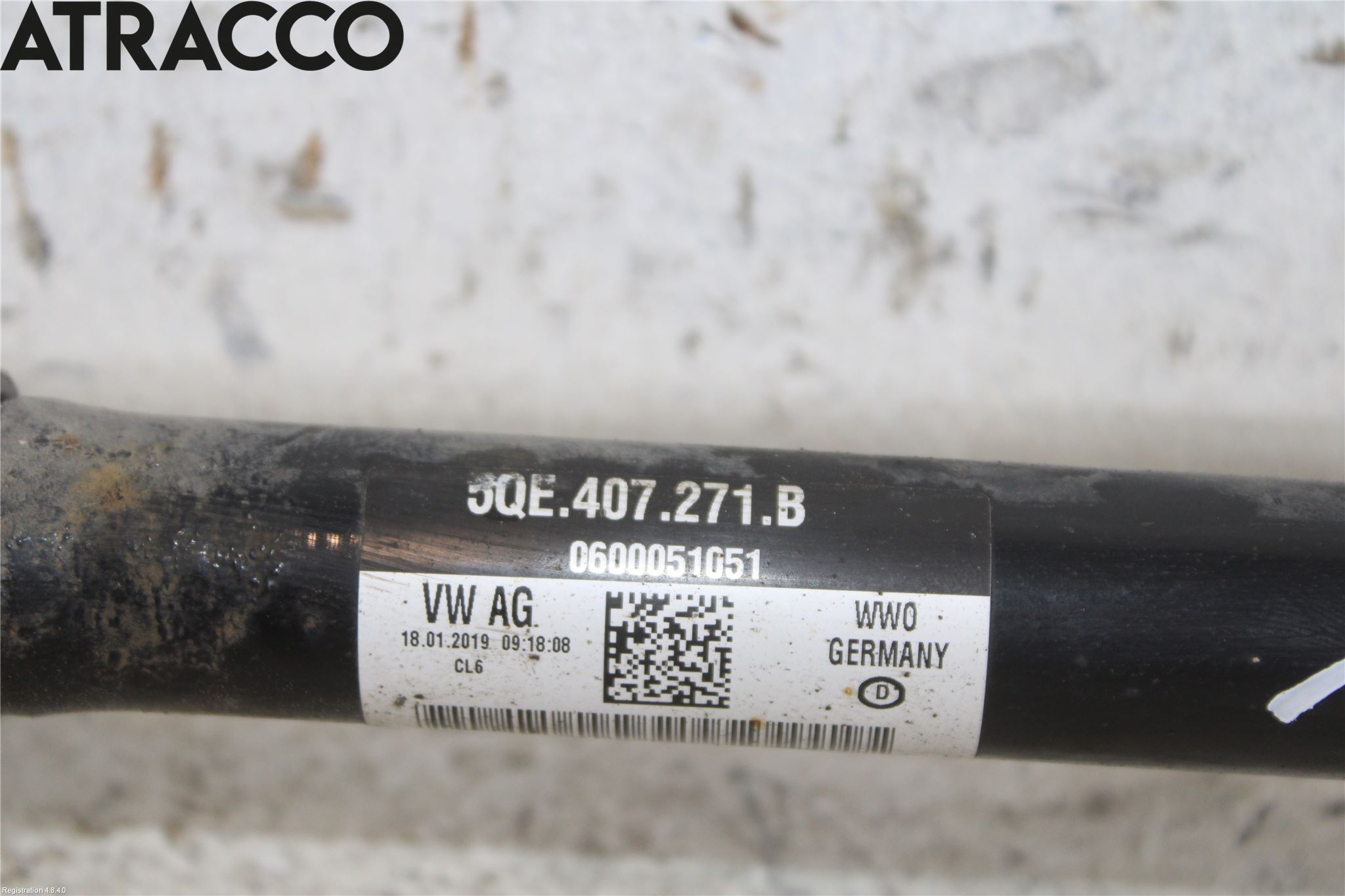 Volkswagen VW GOLF / E-GOLF VII 13-20 Drivaksel Foran Kompl Venstre