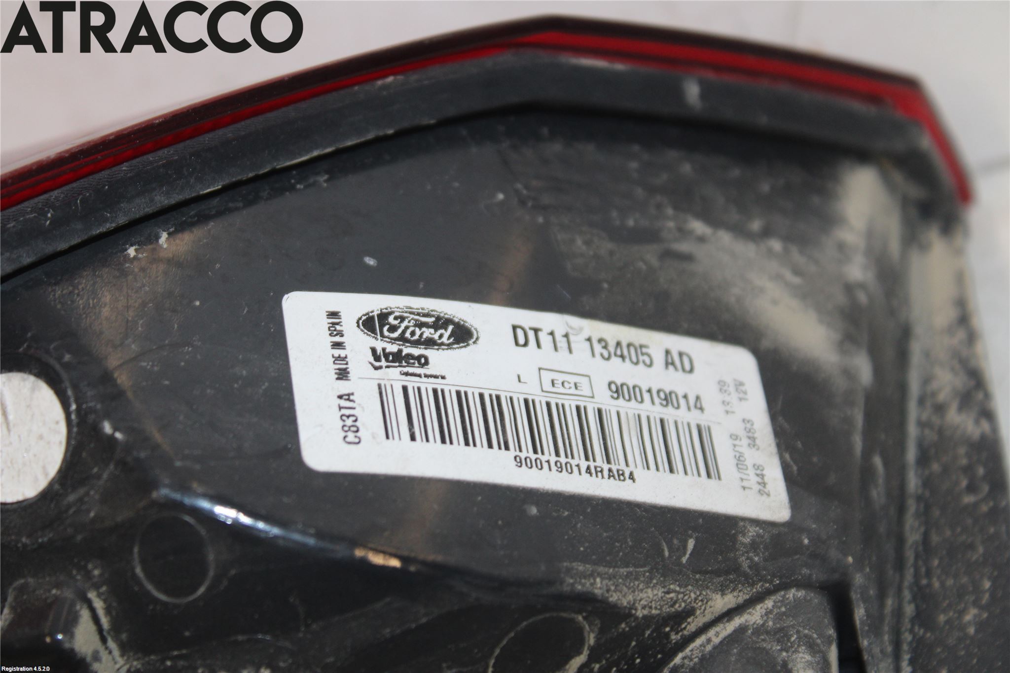 Ford TRANSIT/TOURNEO CONNECT 13-22 Baklykt Venstre