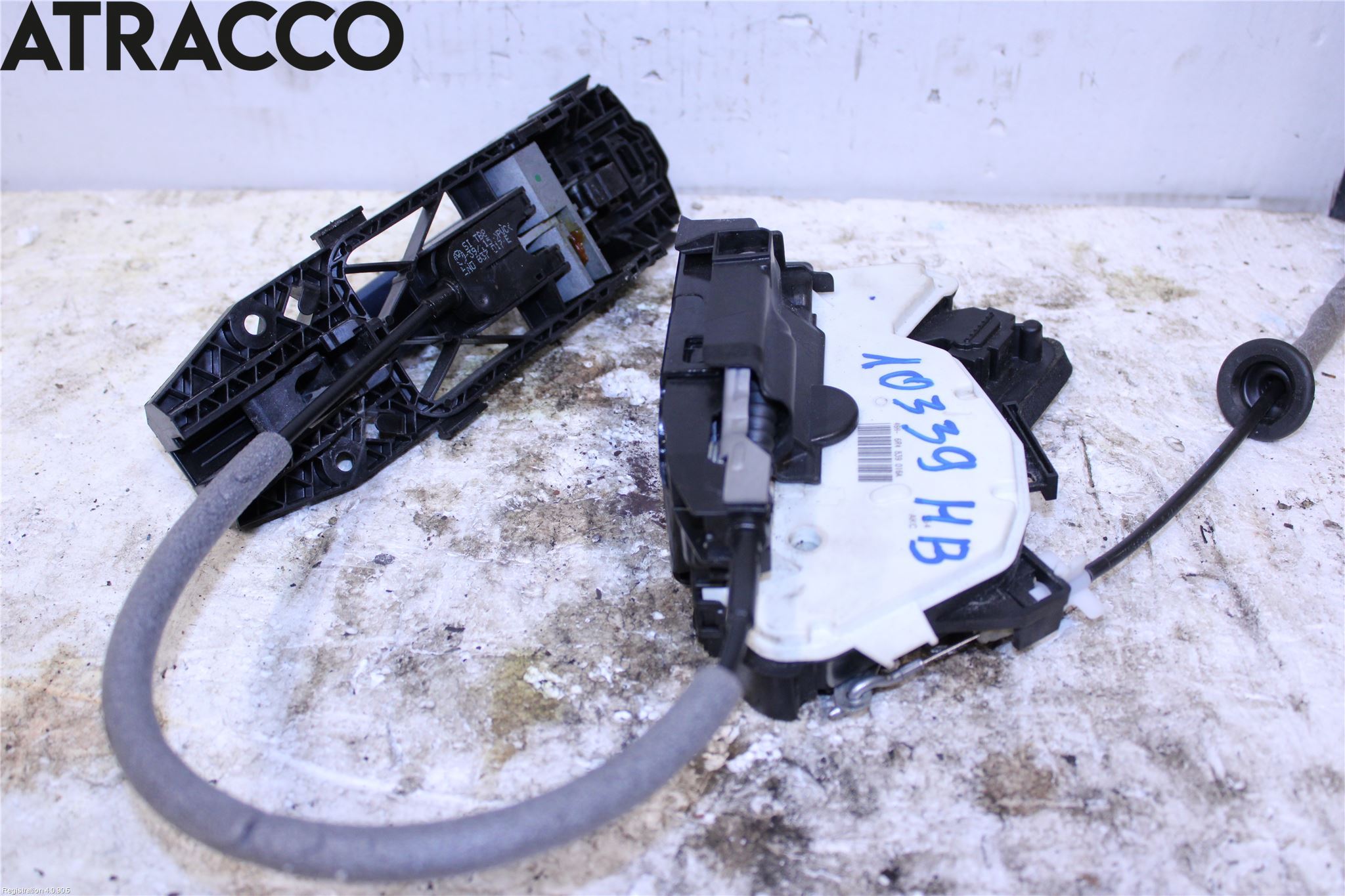 Volkswagen VW POLO 10-17 Dørlås - Låsekasse