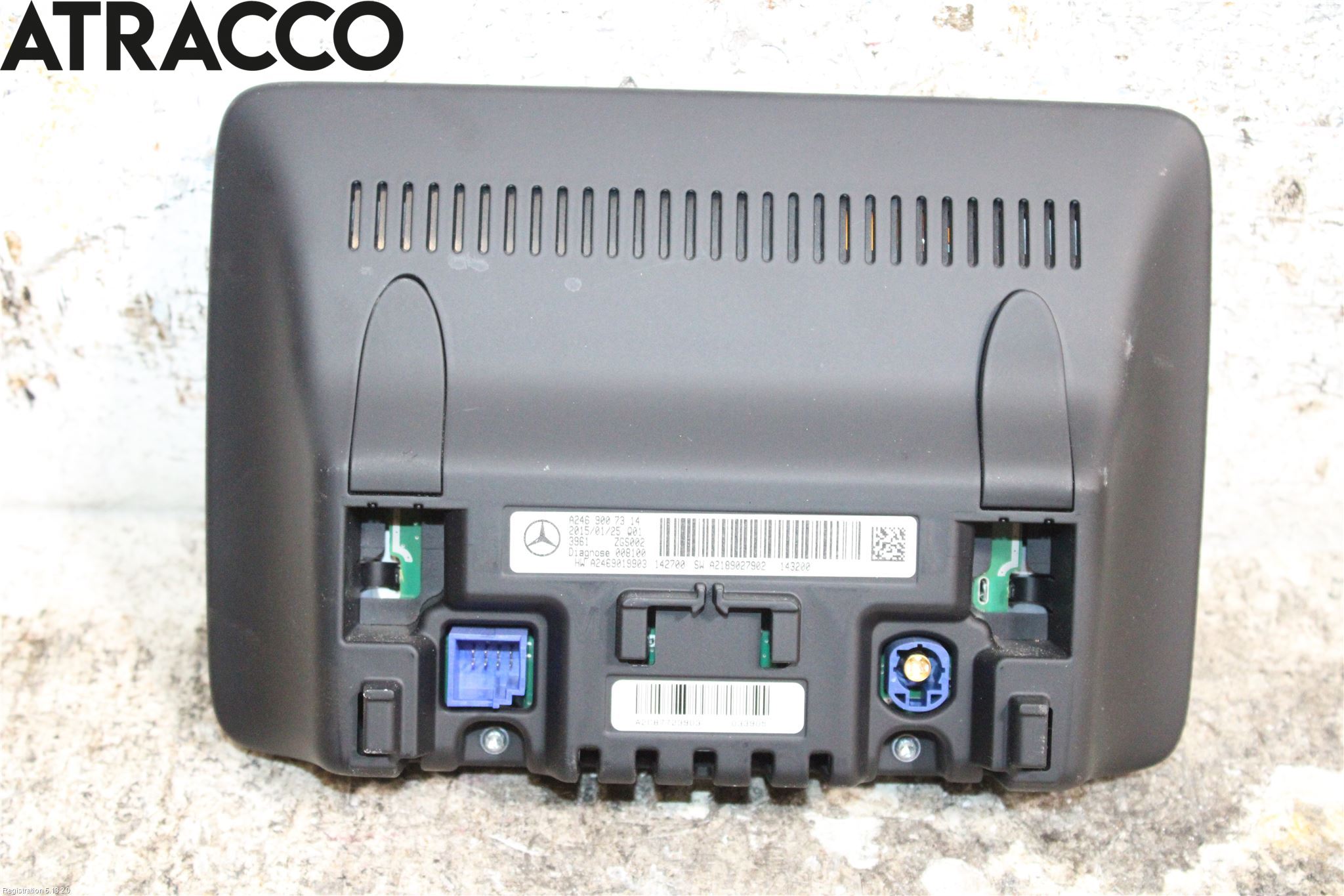 Mercedes-Benz MB B-KLASS (W246/W242) 12-19 Instr Varselys - Display