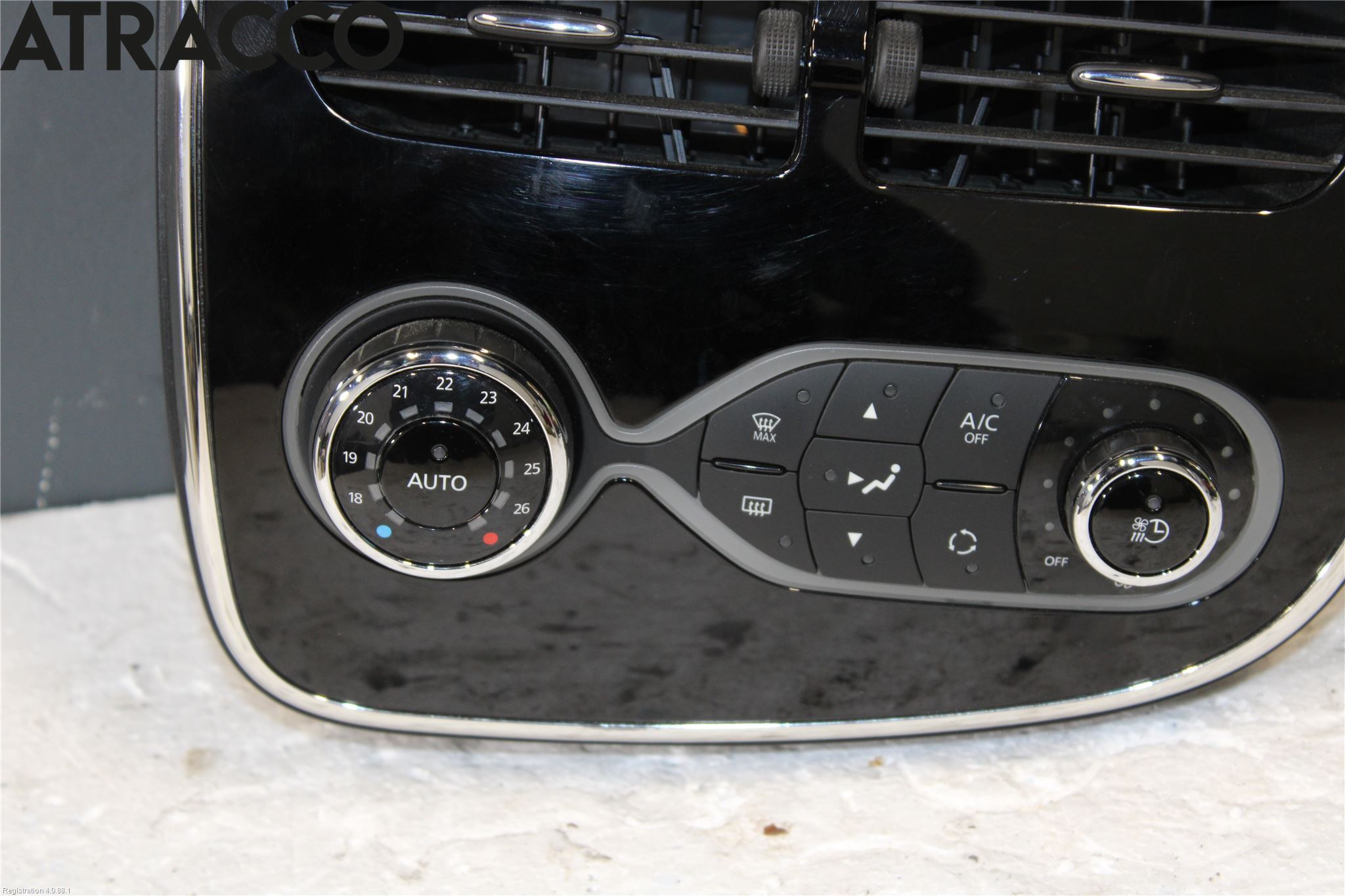 Renault ZOE/E-TECH 13- Varme Ac Betjening-Display