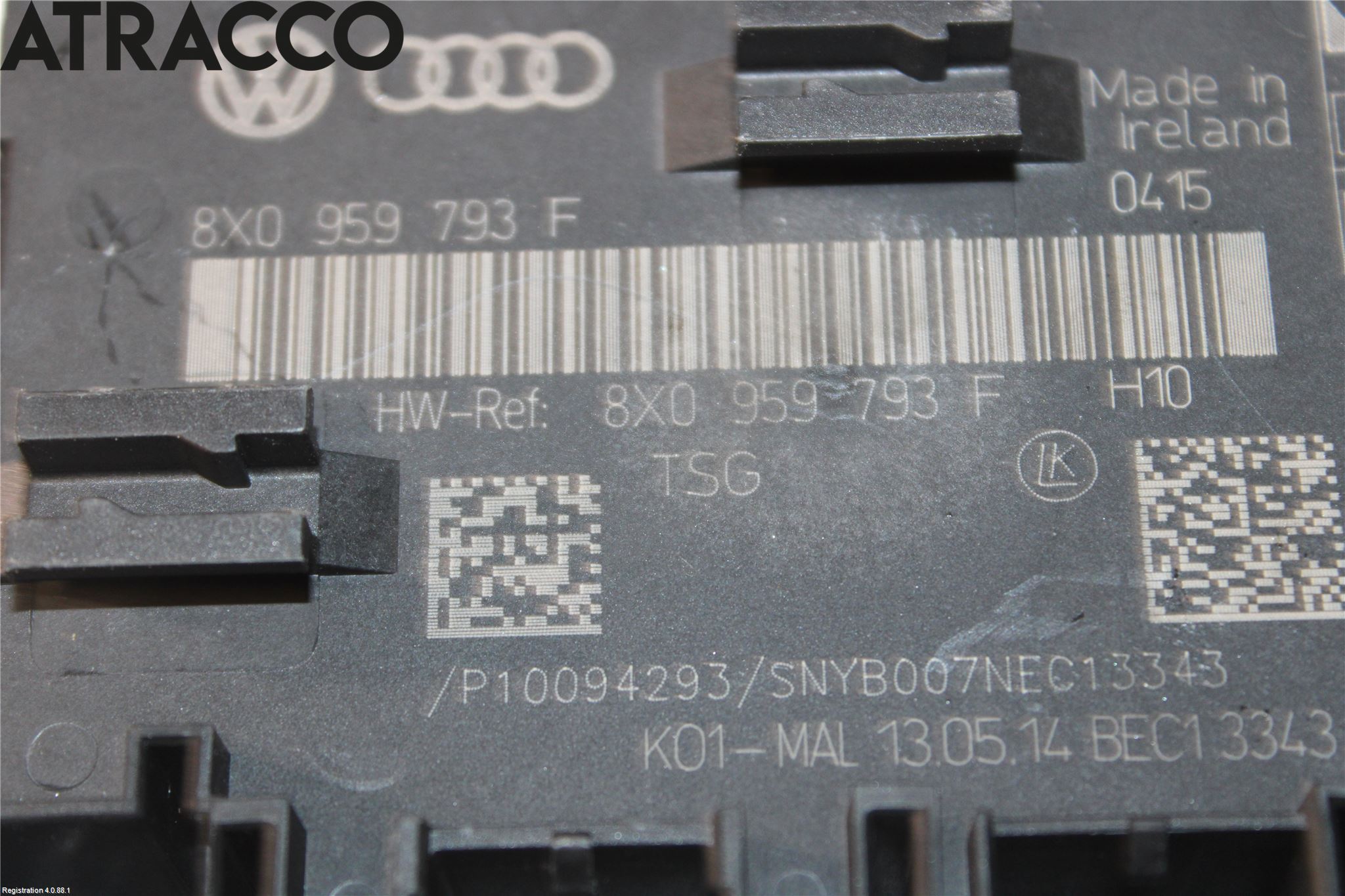 Audi A1/S1 11-18 Styreenhet Dør