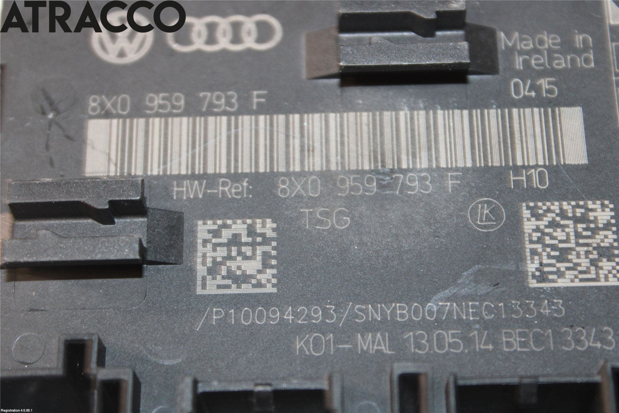 Audi A1/S1 11-18 Styreenhet Dør