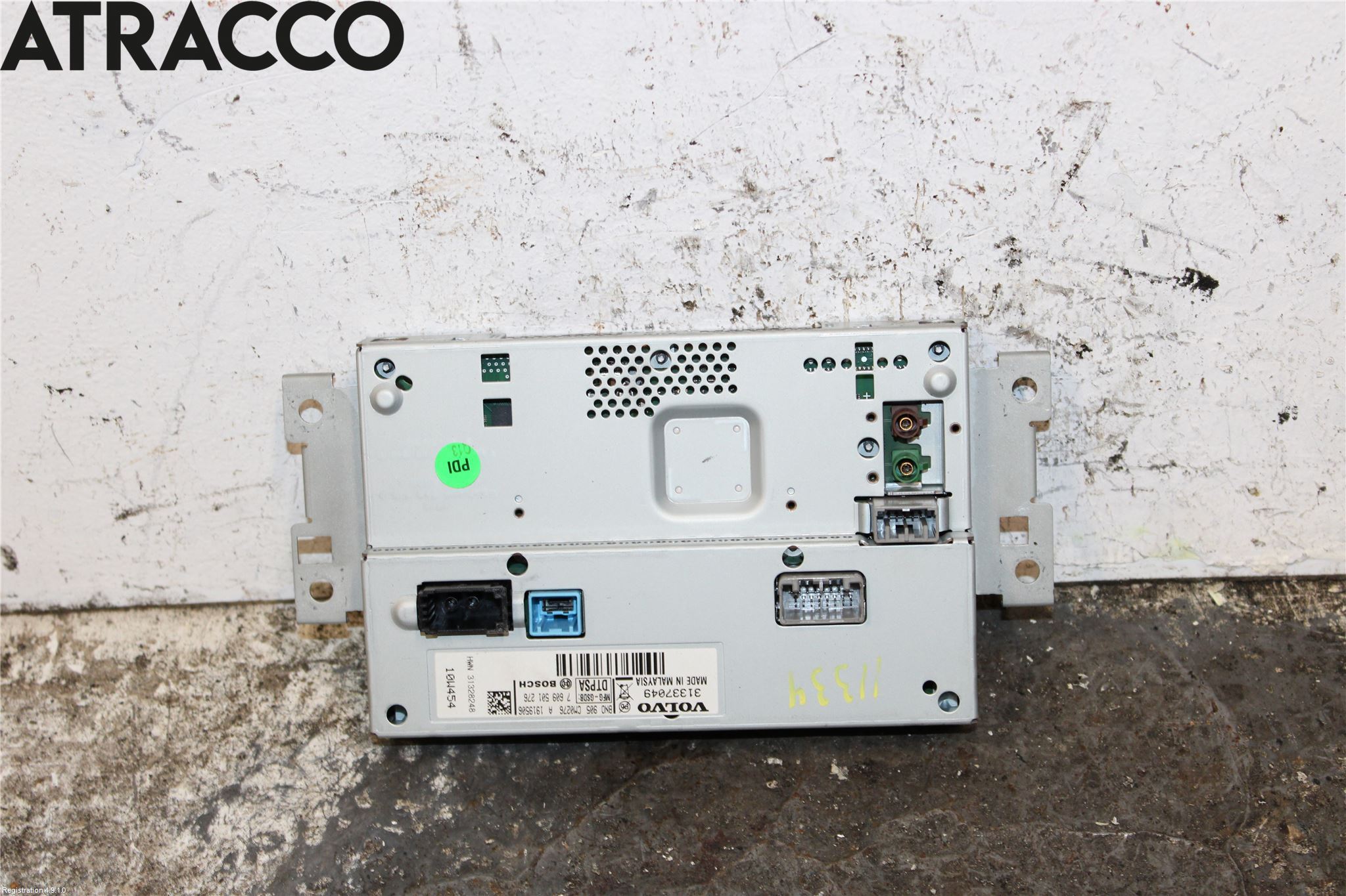 Volvo XC60 09-13 Instr Skjerm Dvd-Gps-Ac-Tlf