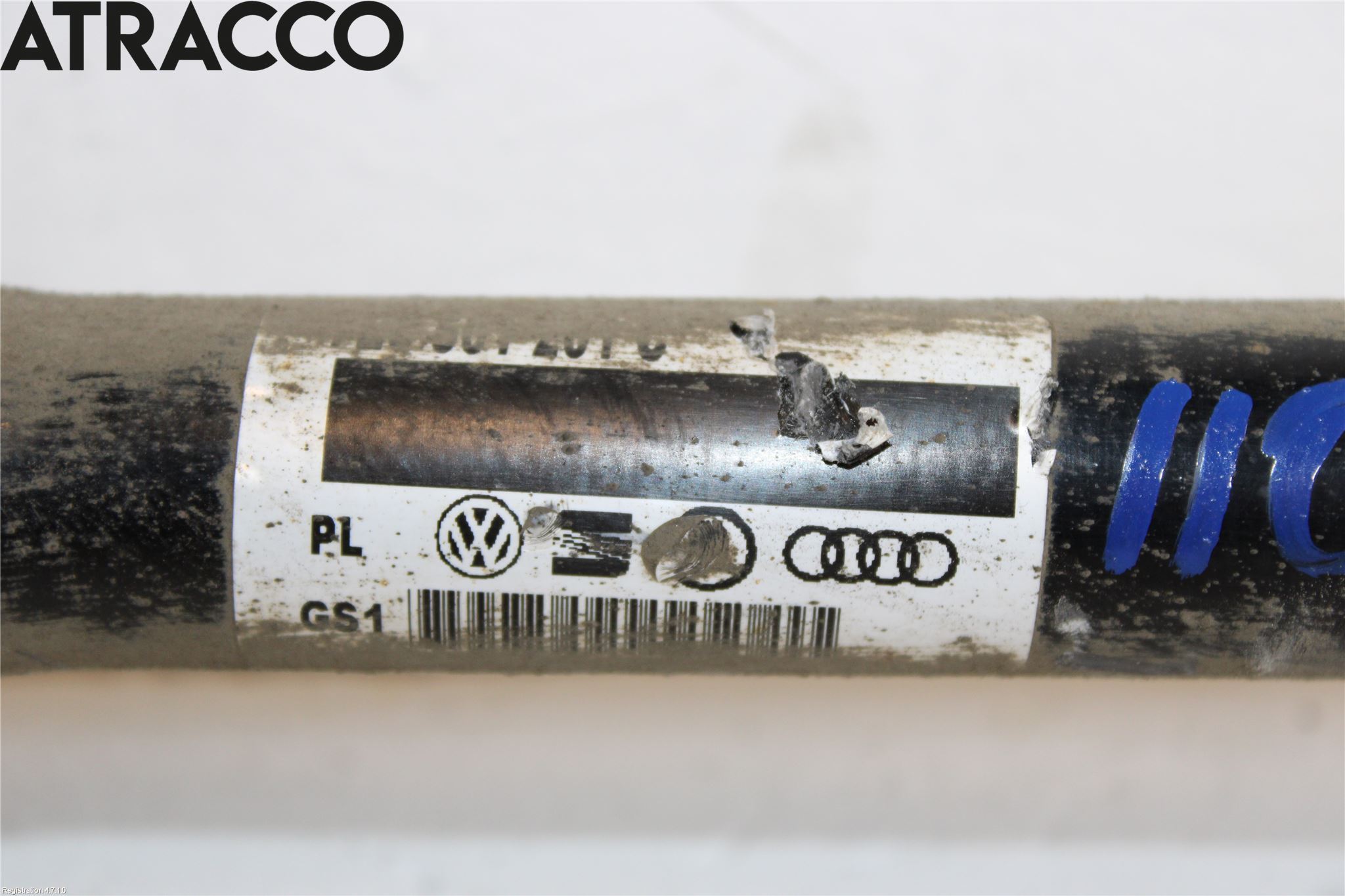 Volkswagen VW TRANSP/CARAVELLE (T6) 16-22 Drivaksel Bak Kompl Venstre